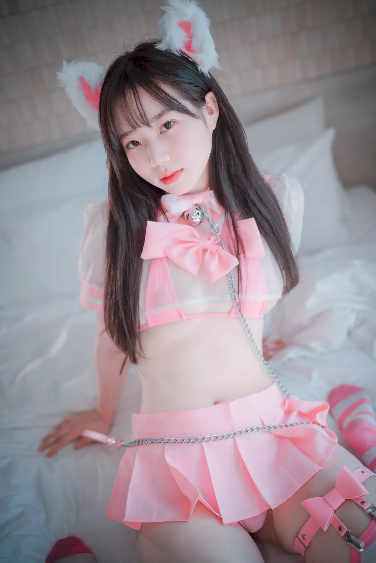 大佳玩】 模特 Catgirl Myua【DJAWA 全集修正 in 艺术图 棒子 Pink