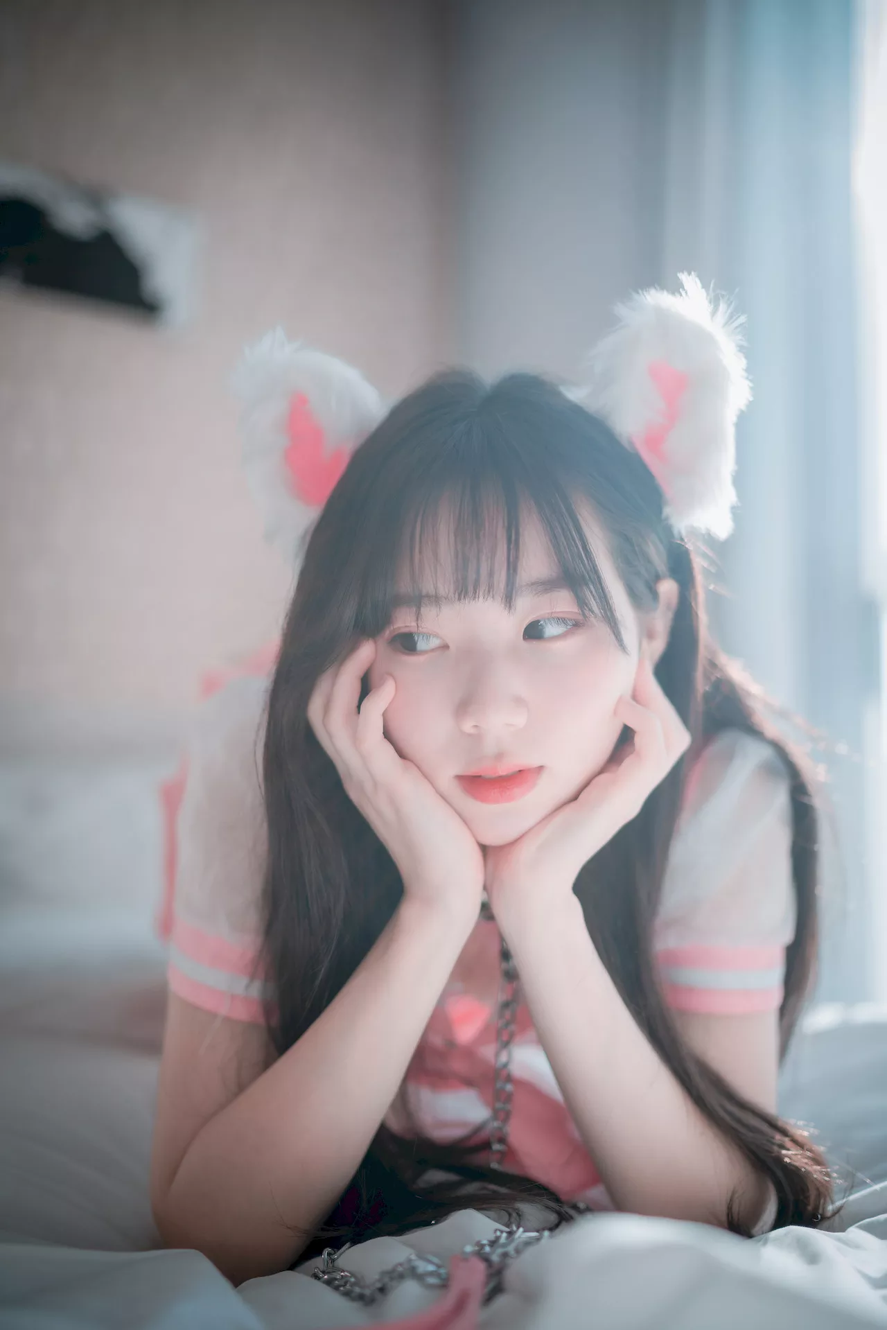 大佳玩】 模特 Catgirl Myua【DJAWA 全集修正 in 艺术图 棒子 Pink