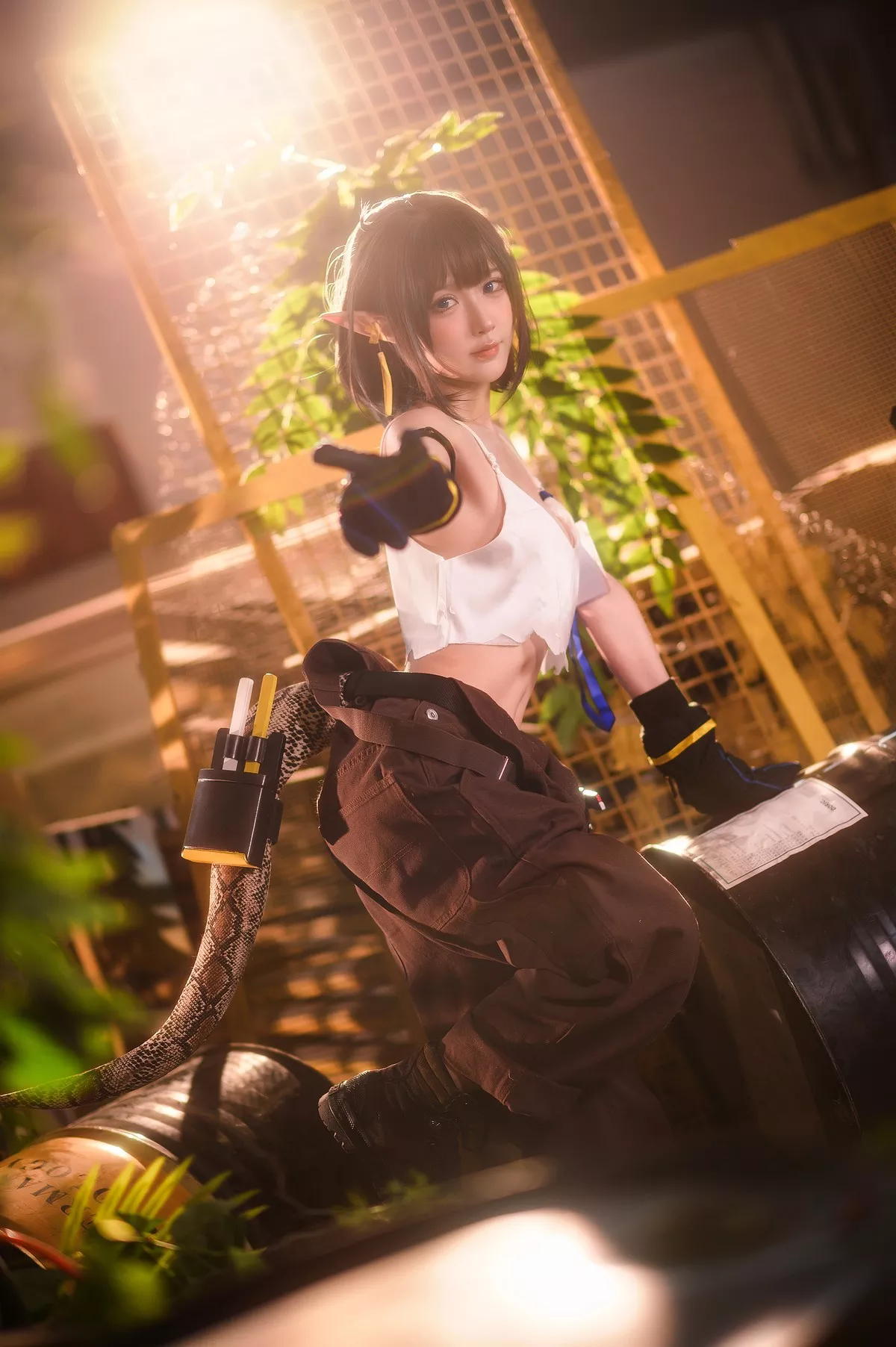 丽人 风情 阿包也是兔娘 私房 森蚺 Flea Cosplay Forest