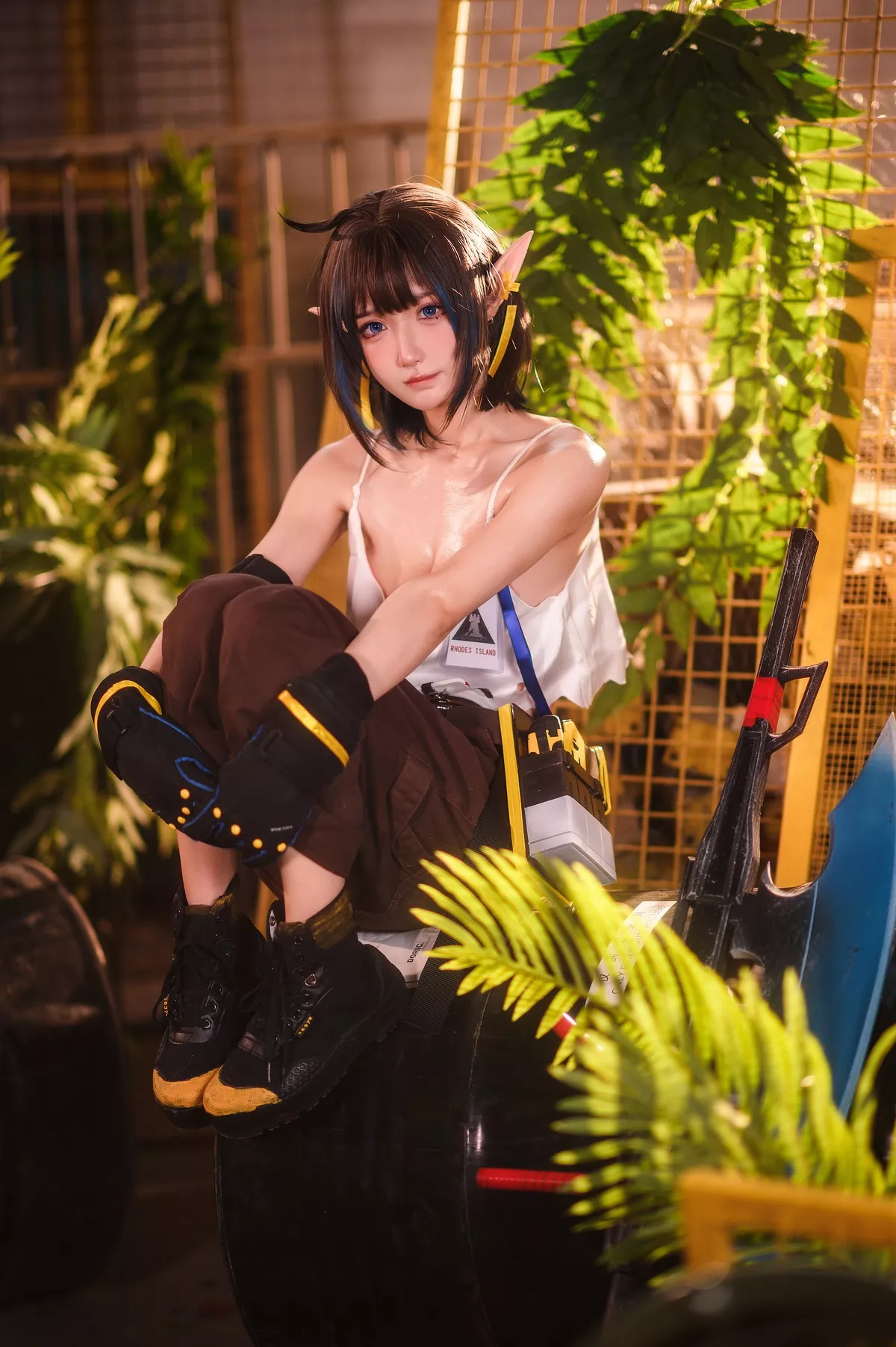 丽人 风情 阿包也是兔娘 私房 森蚺 Flea Cosplay Forest