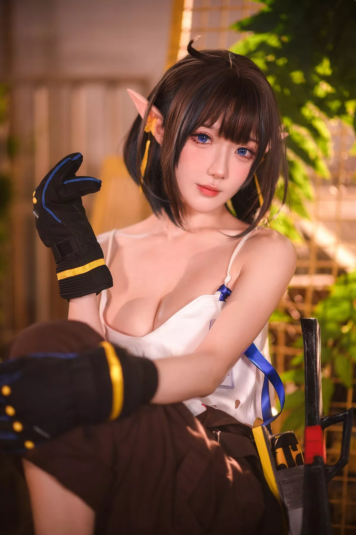 丽人 风情 阿包也是兔娘 私房 森蚺 Flea Cosplay Forest
