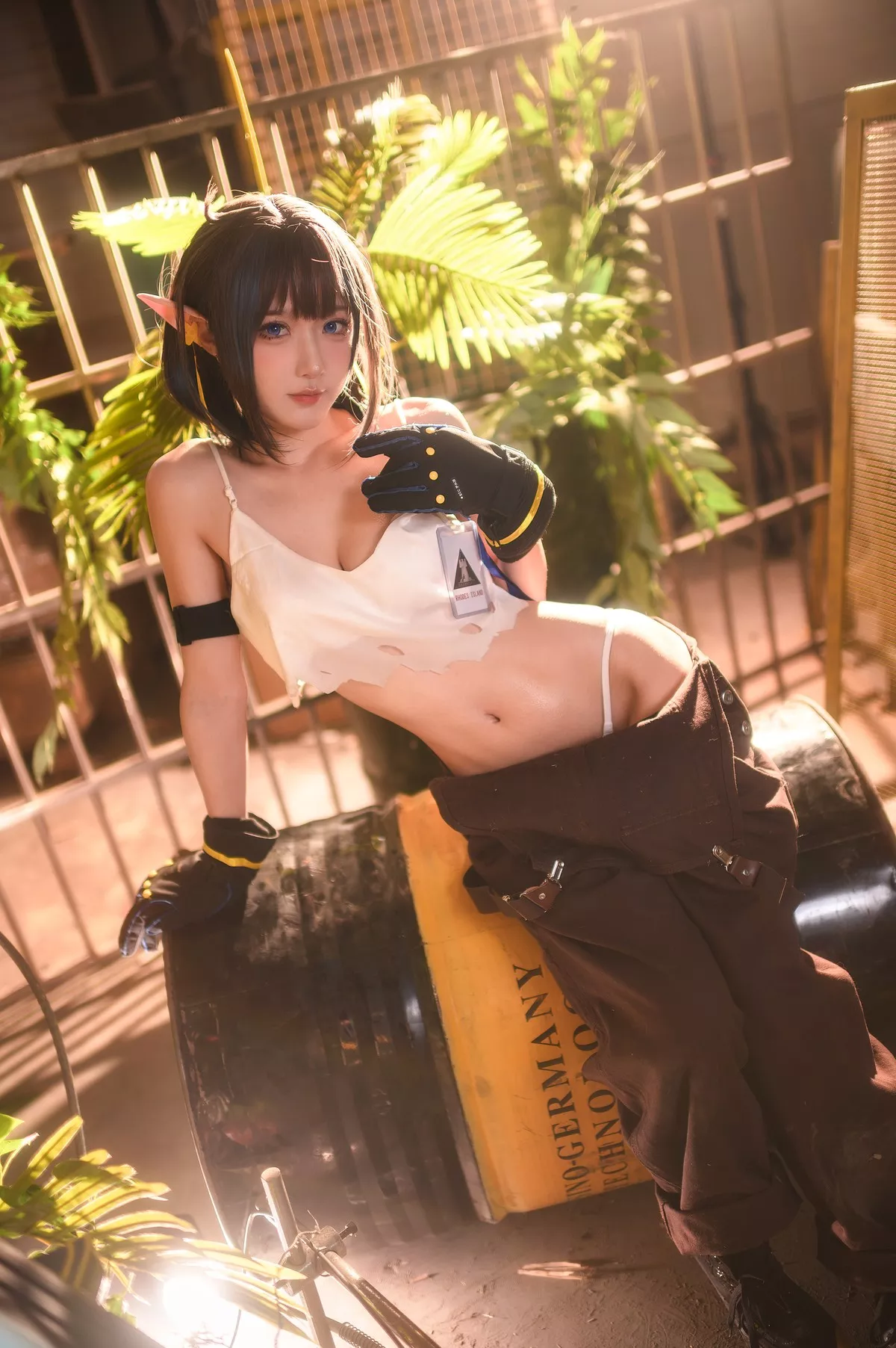 丽人 风情 阿包也是兔娘 私房 森蚺 Flea Cosplay Forest