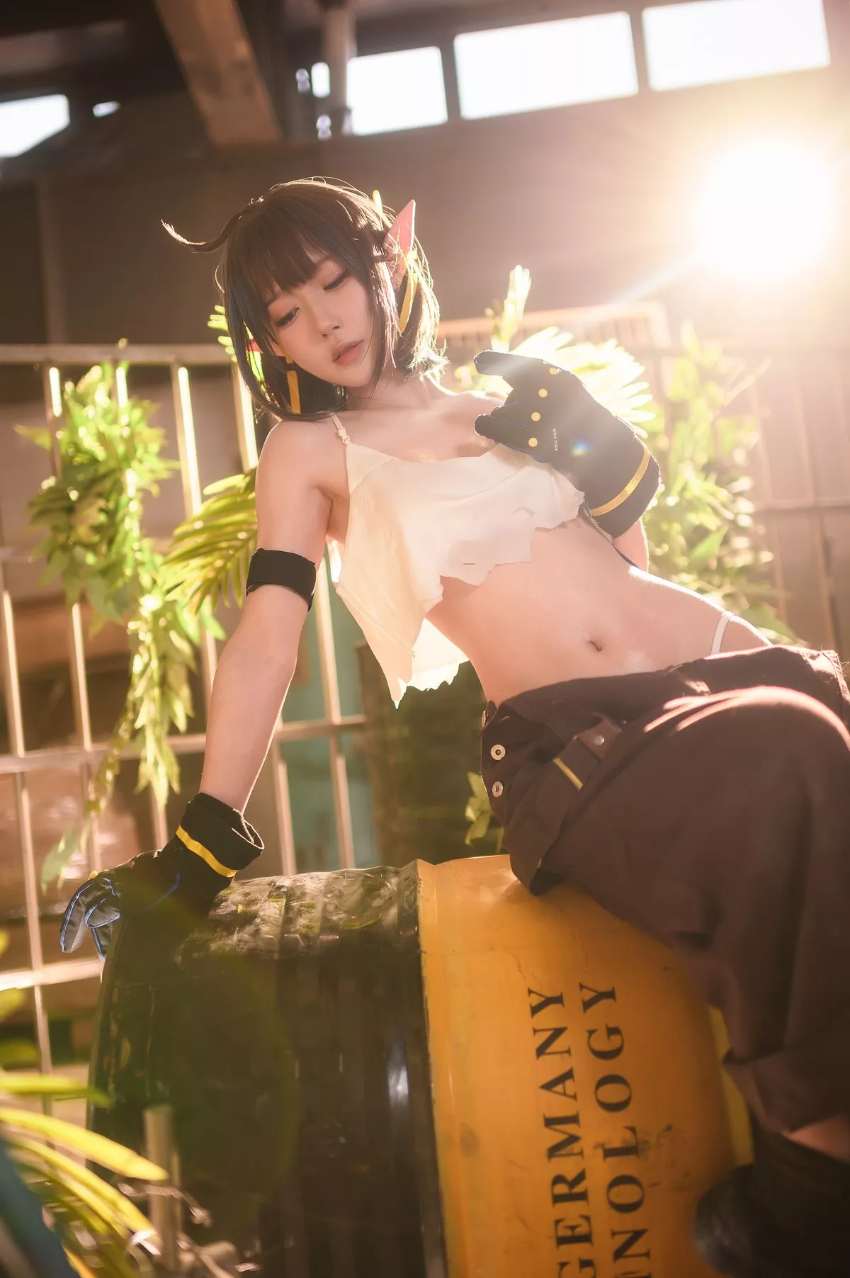 丽人 风情 阿包也是兔娘 私房 森蚺 Flea Cosplay Forest