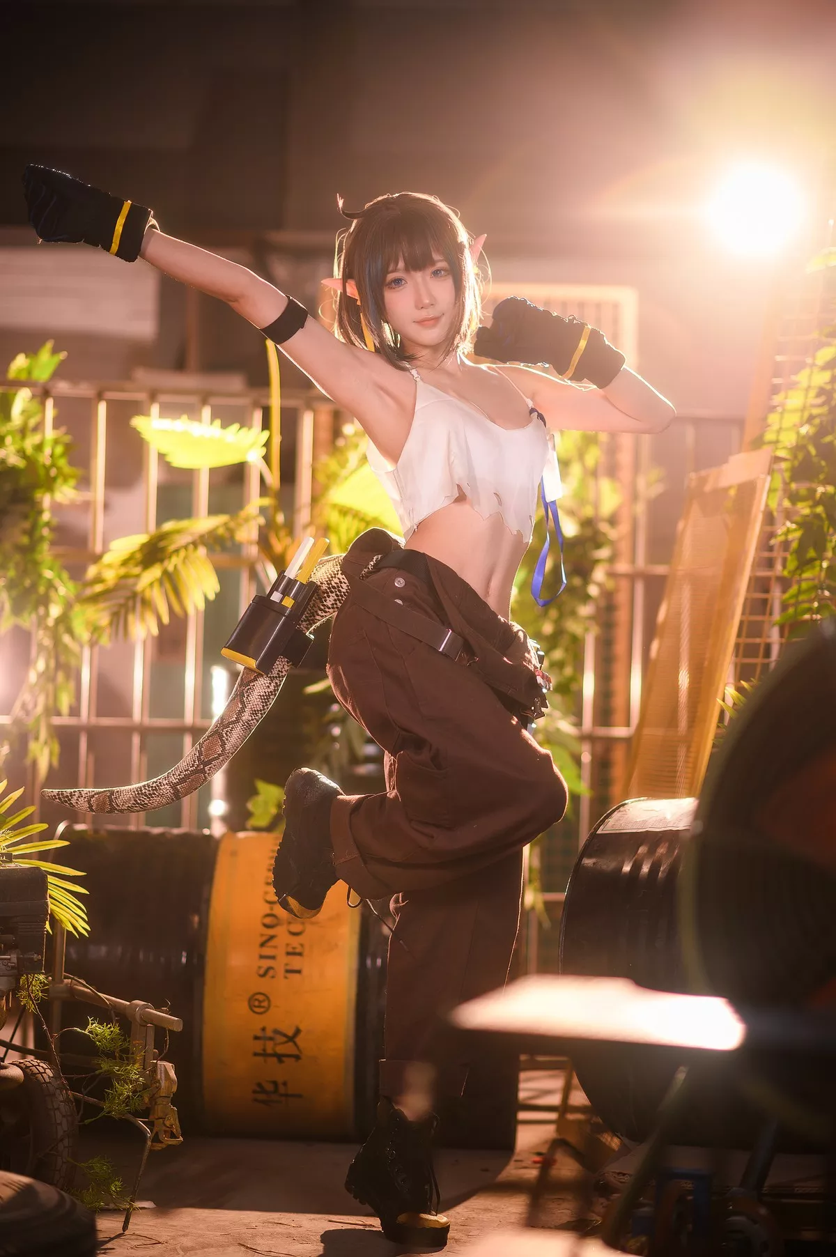 丽人 风情 阿包也是兔娘 私房 森蚺 Flea Cosplay Forest