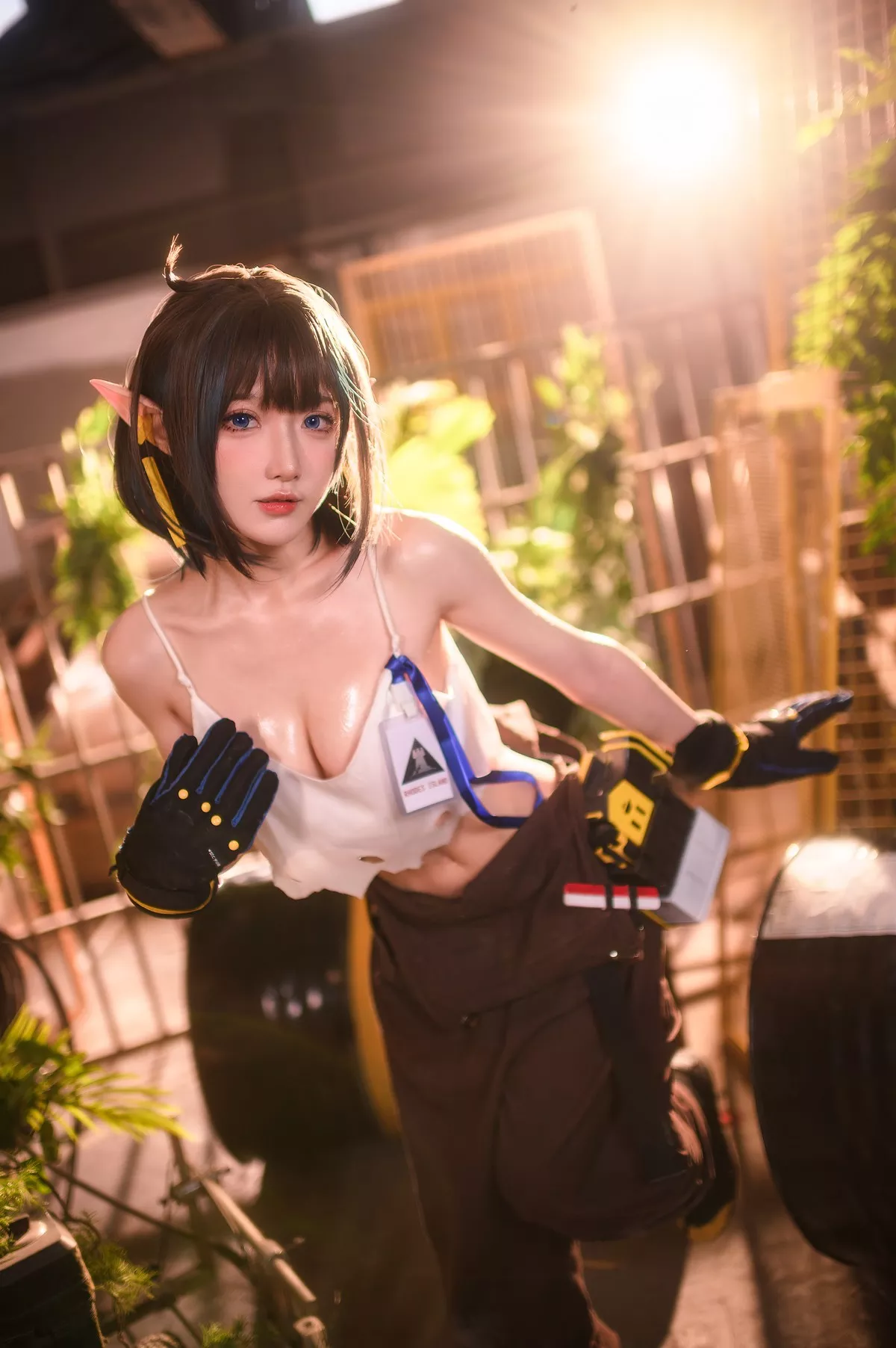 丽人 风情 阿包也是兔娘 私房 森蚺 Flea Cosplay Forest