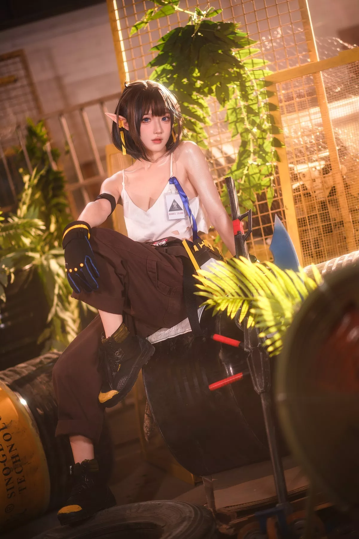 丽人 风情 阿包也是兔娘 私房 森蚺 Flea Cosplay Forest