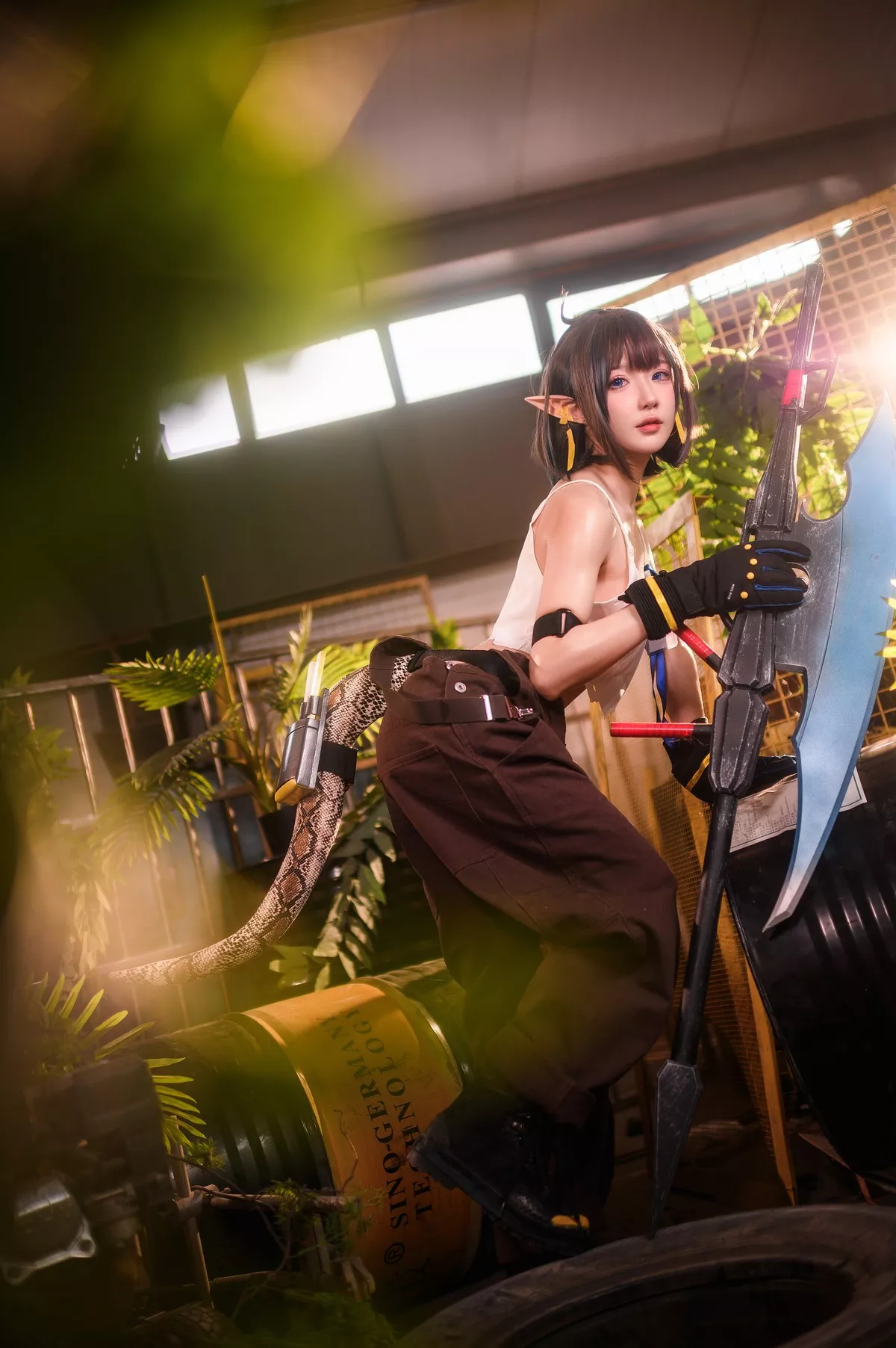 丽人 风情 阿包也是兔娘 私房 森蚺 Flea Cosplay Forest