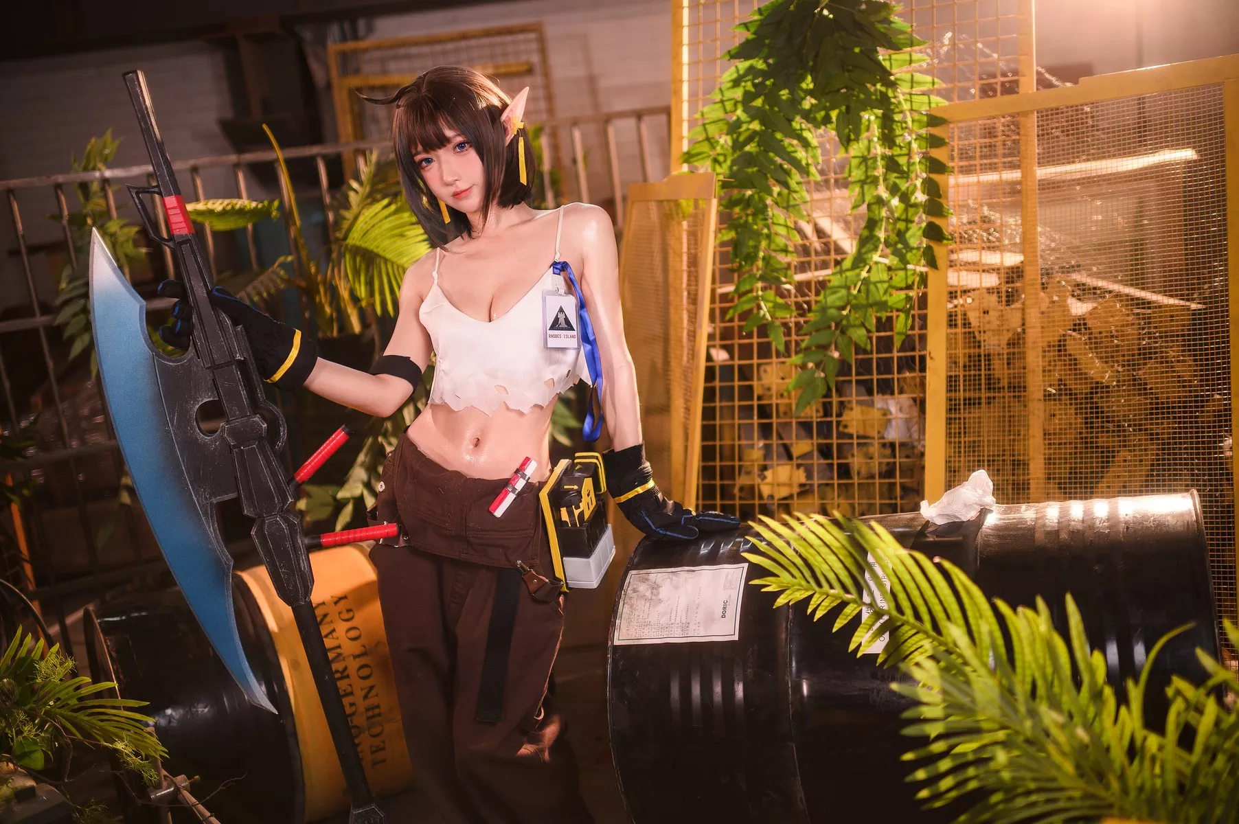丽人 风情 阿包也是兔娘 私房 森蚺 Flea Cosplay Forest