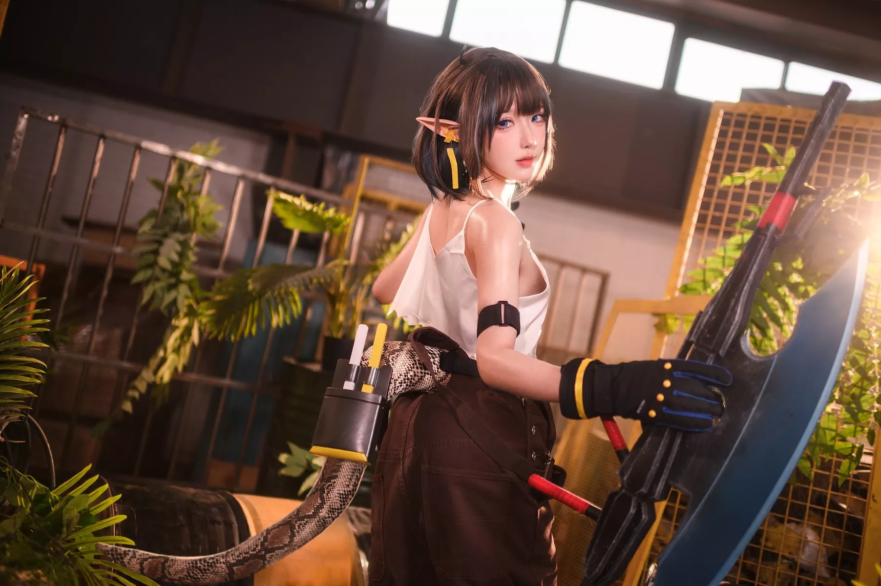 丽人 风情 阿包也是兔娘 私房 森蚺 Flea Cosplay Forest