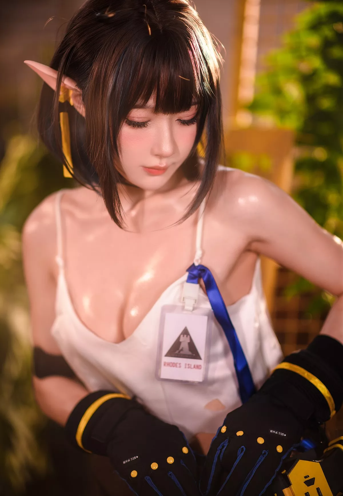 丽人 风情 阿包也是兔娘 私房 森蚺 Flea Cosplay Forest