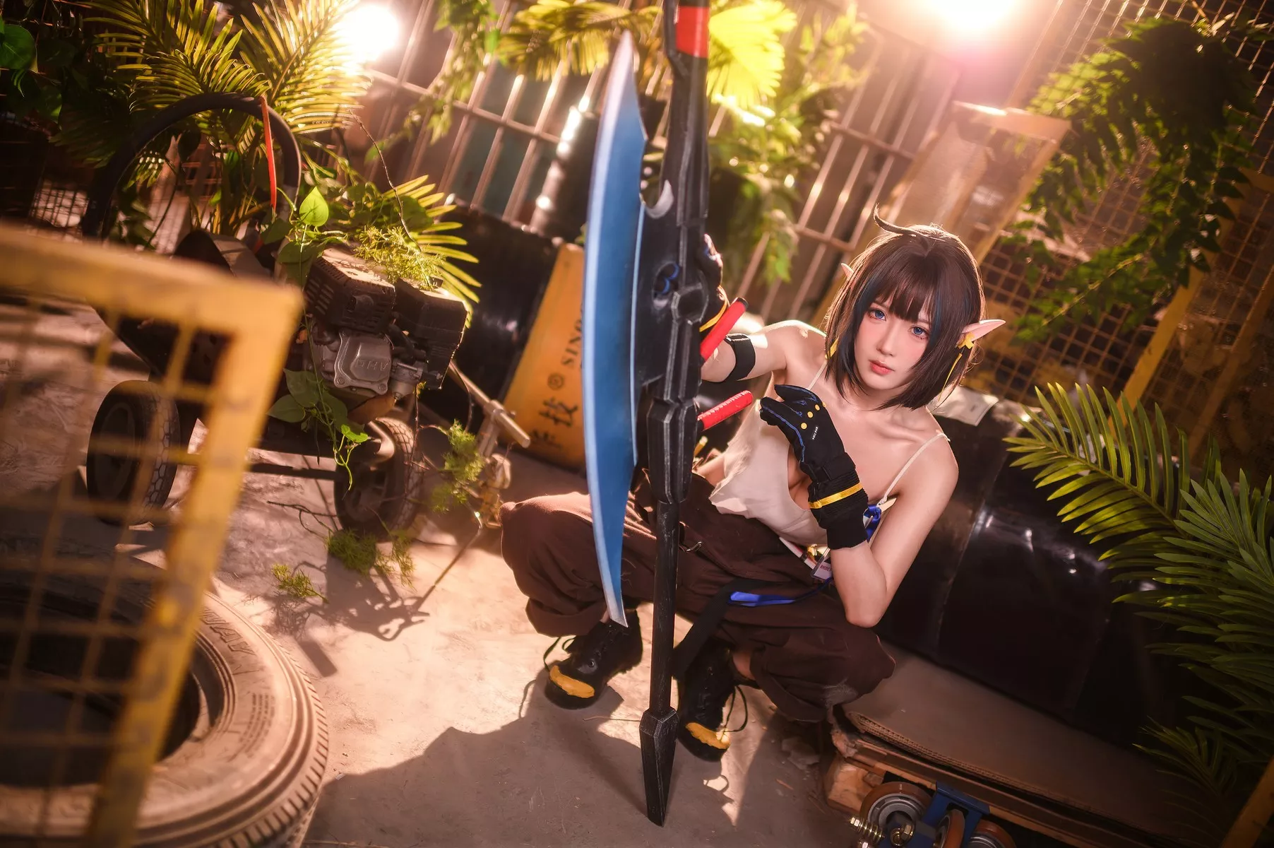 丽人 风情 阿包也是兔娘 私房 森蚺 Flea Cosplay Forest