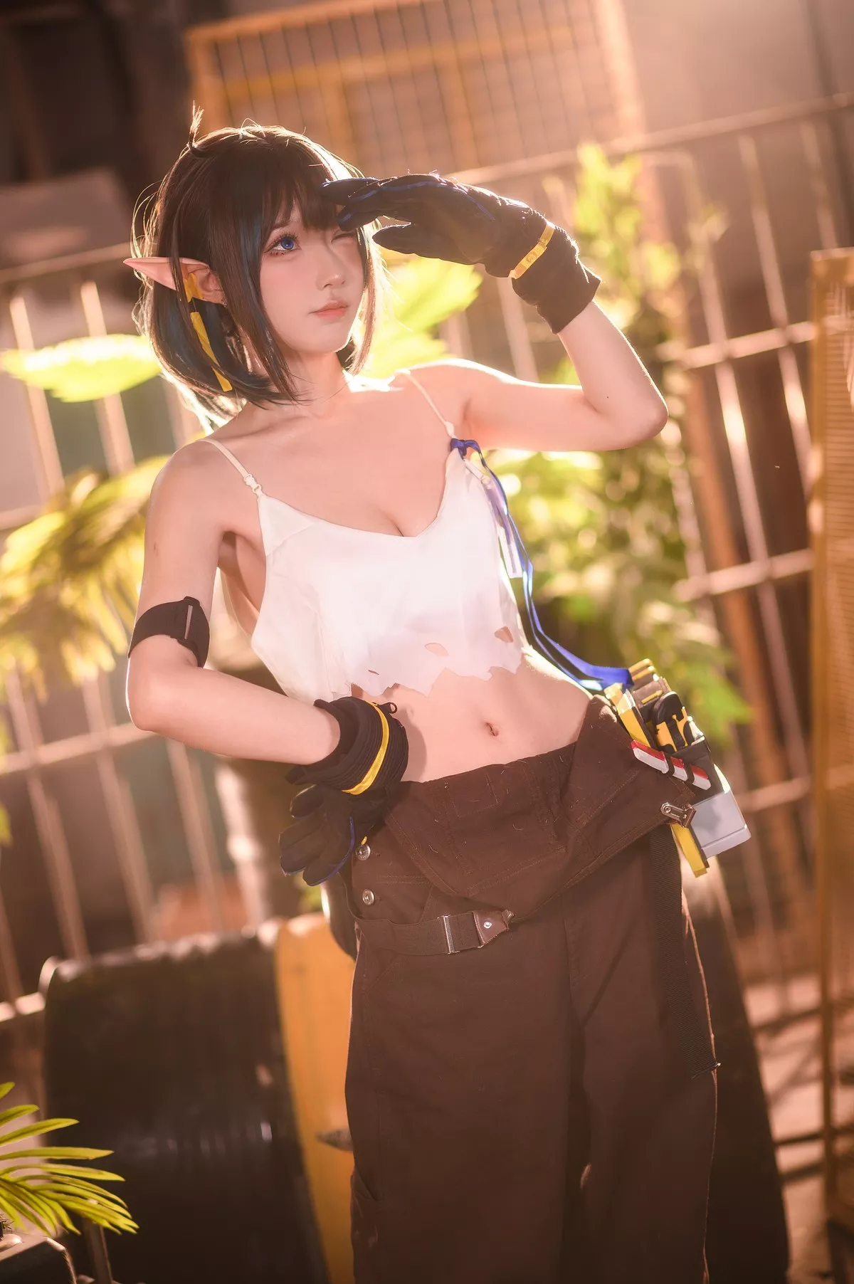 丽人 风情 阿包也是兔娘 私房 森蚺 Flea Cosplay Forest