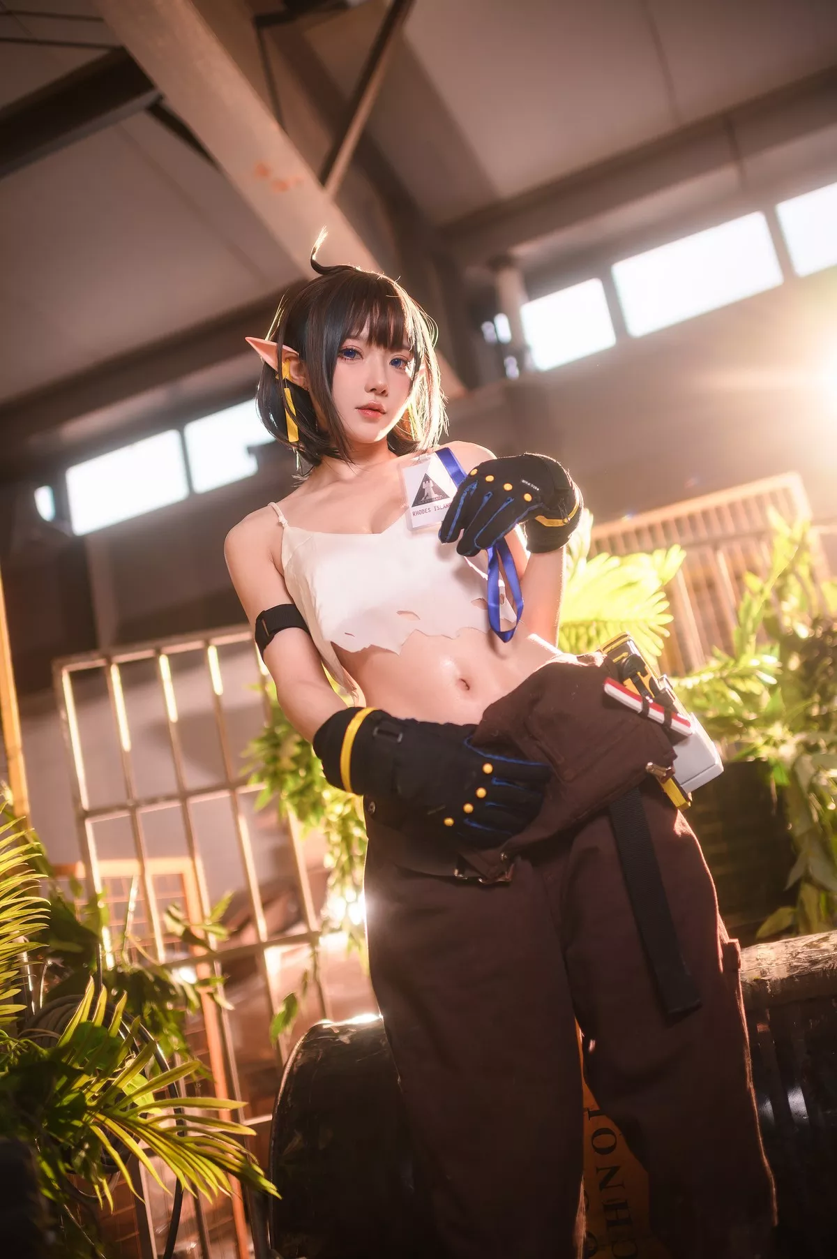 丽人 风情 阿包也是兔娘 私房 森蚺 Flea Cosplay Forest