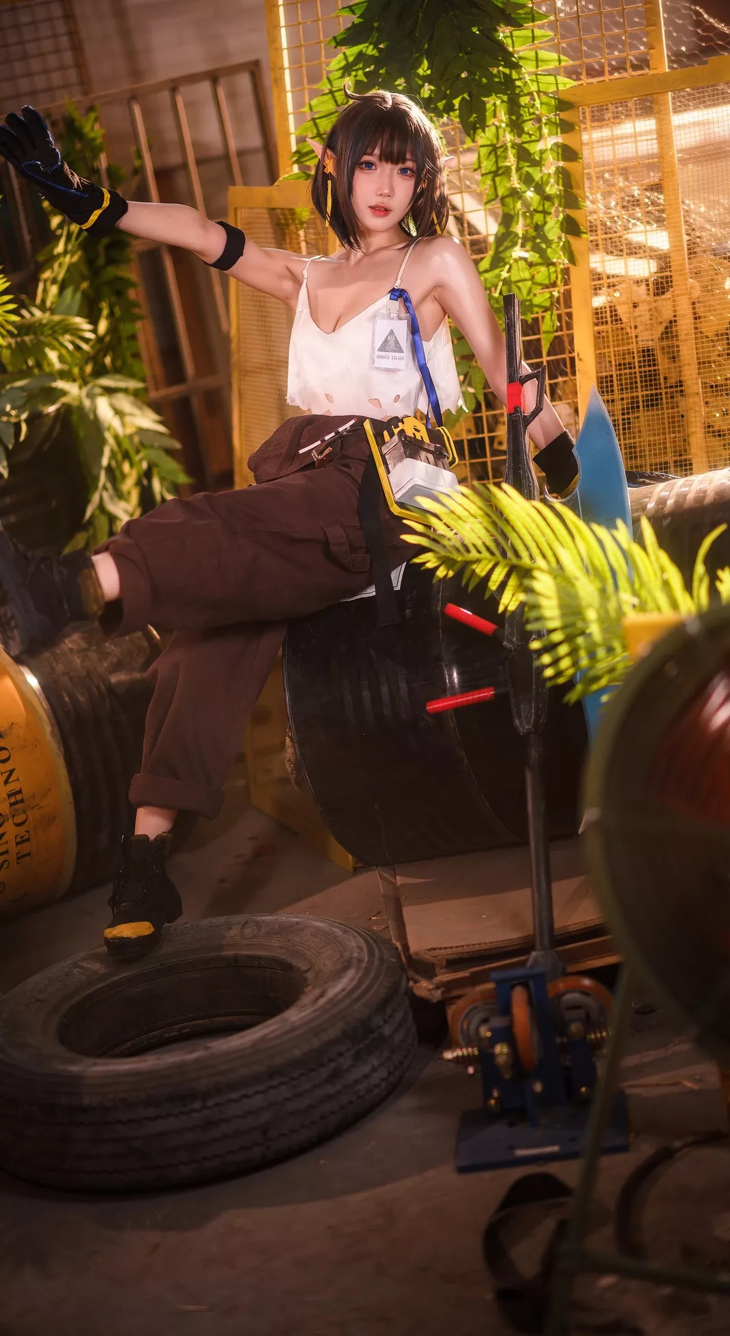 丽人 风情 阿包也是兔娘 私房 森蚺 Flea Cosplay Forest