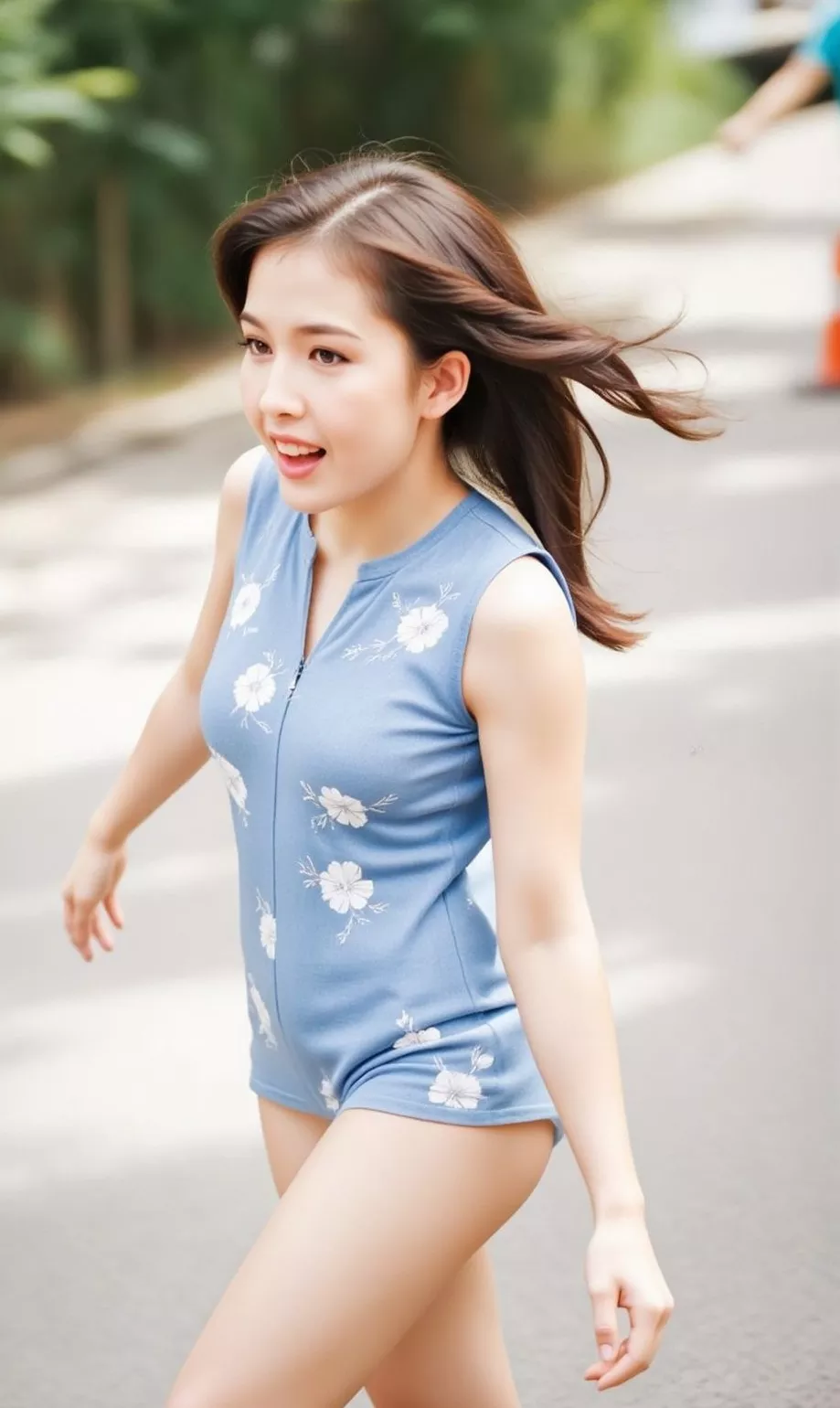 光影交错之间流淌着无法抵挡的迷人 高质 全集修正 AI美女 邹魏雯