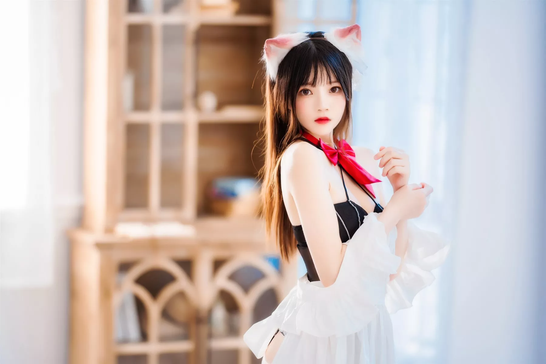 �@桃喵 Cosplay 风情 长裙妹抖 佳人 私摄