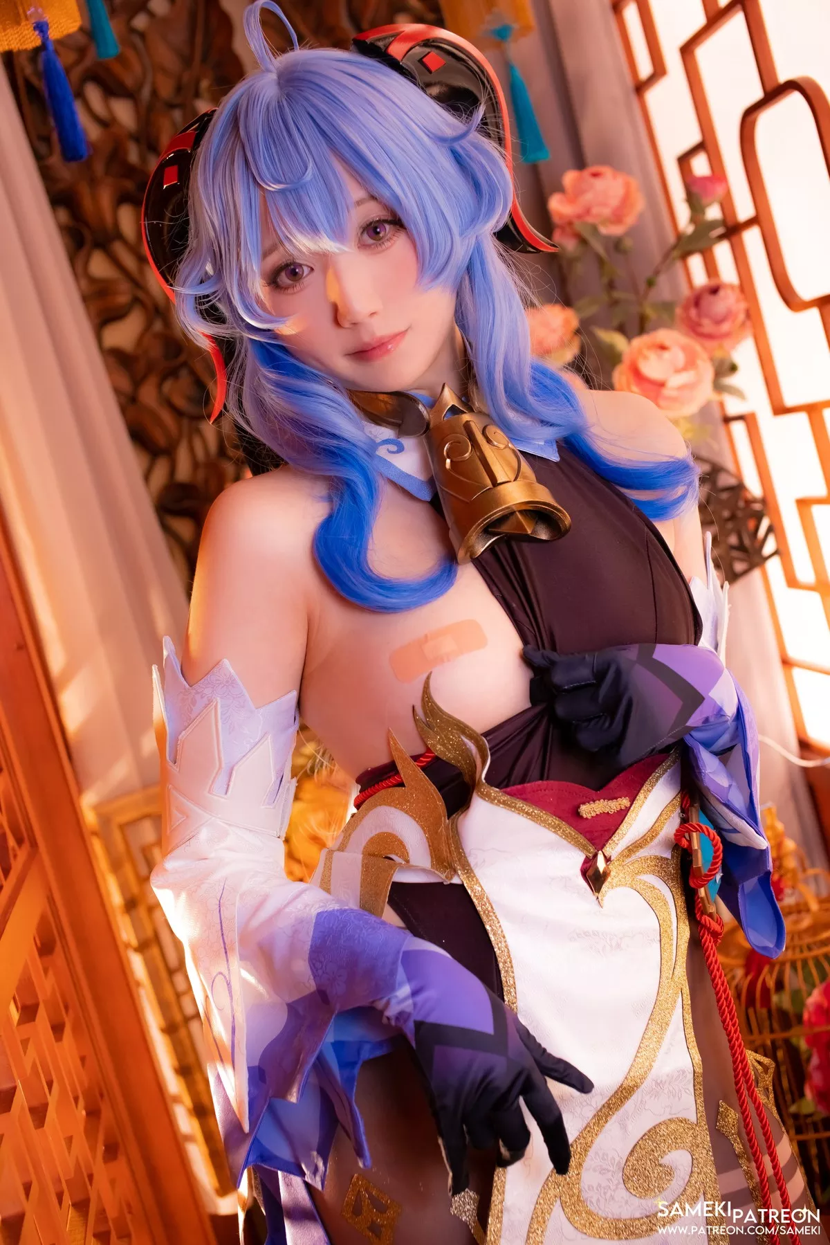 Cosplay 原神 甘雨 风情 丽人 Sameki 私摄
