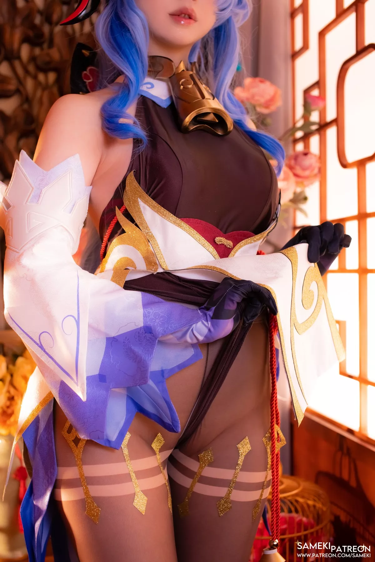 Cosplay 原神 甘雨 风情 丽人 Sameki 私摄