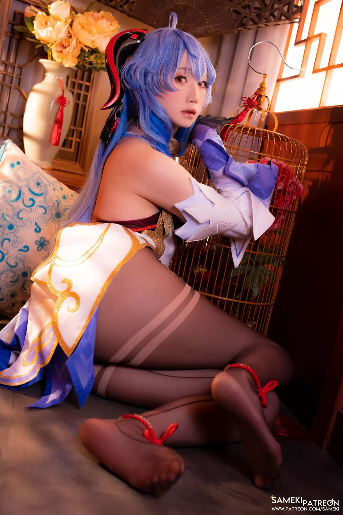 Cosplay 原神 甘雨 风情 丽人 Sameki 私摄