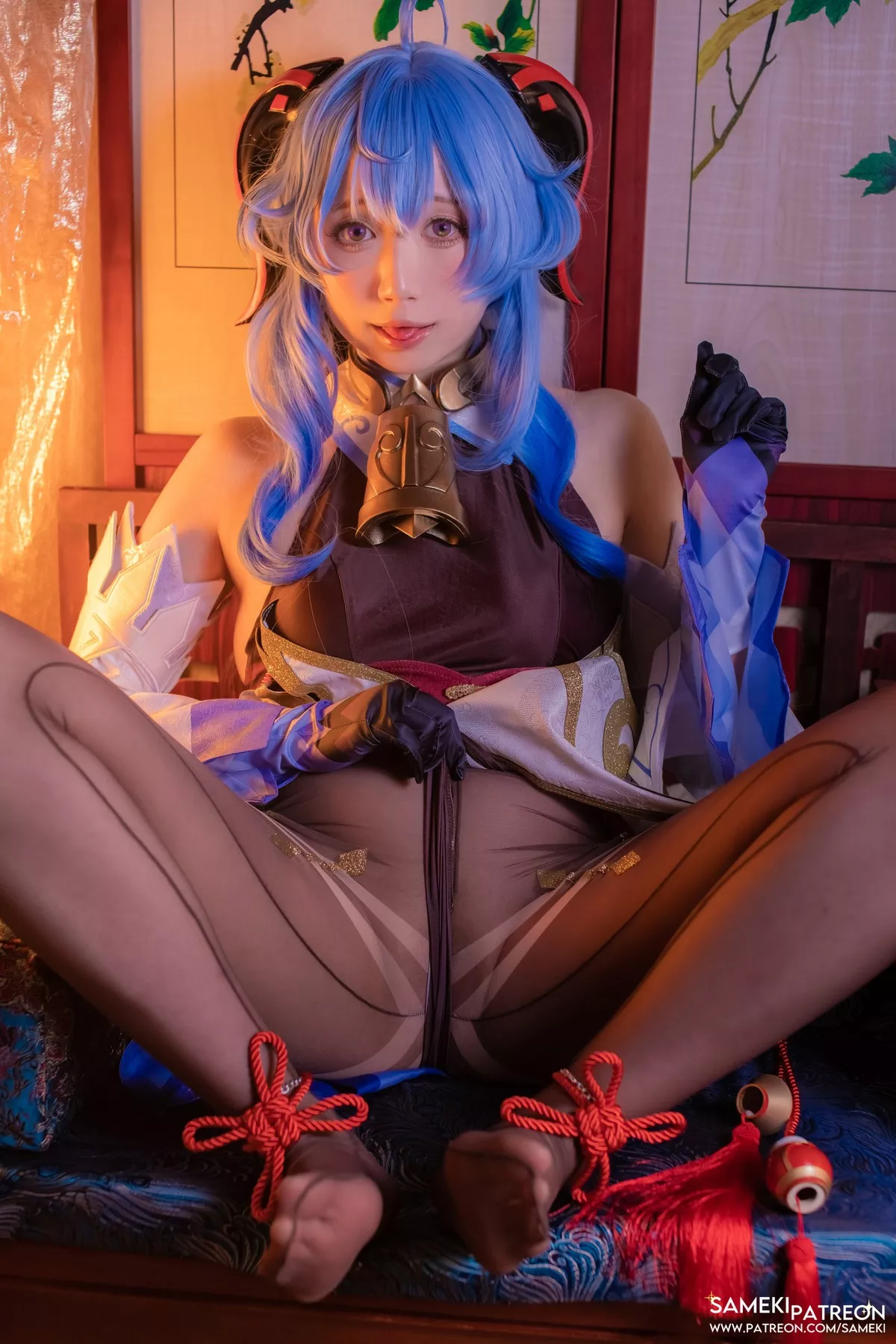 Cosplay 原神 甘雨 风情 丽人 Sameki 私摄