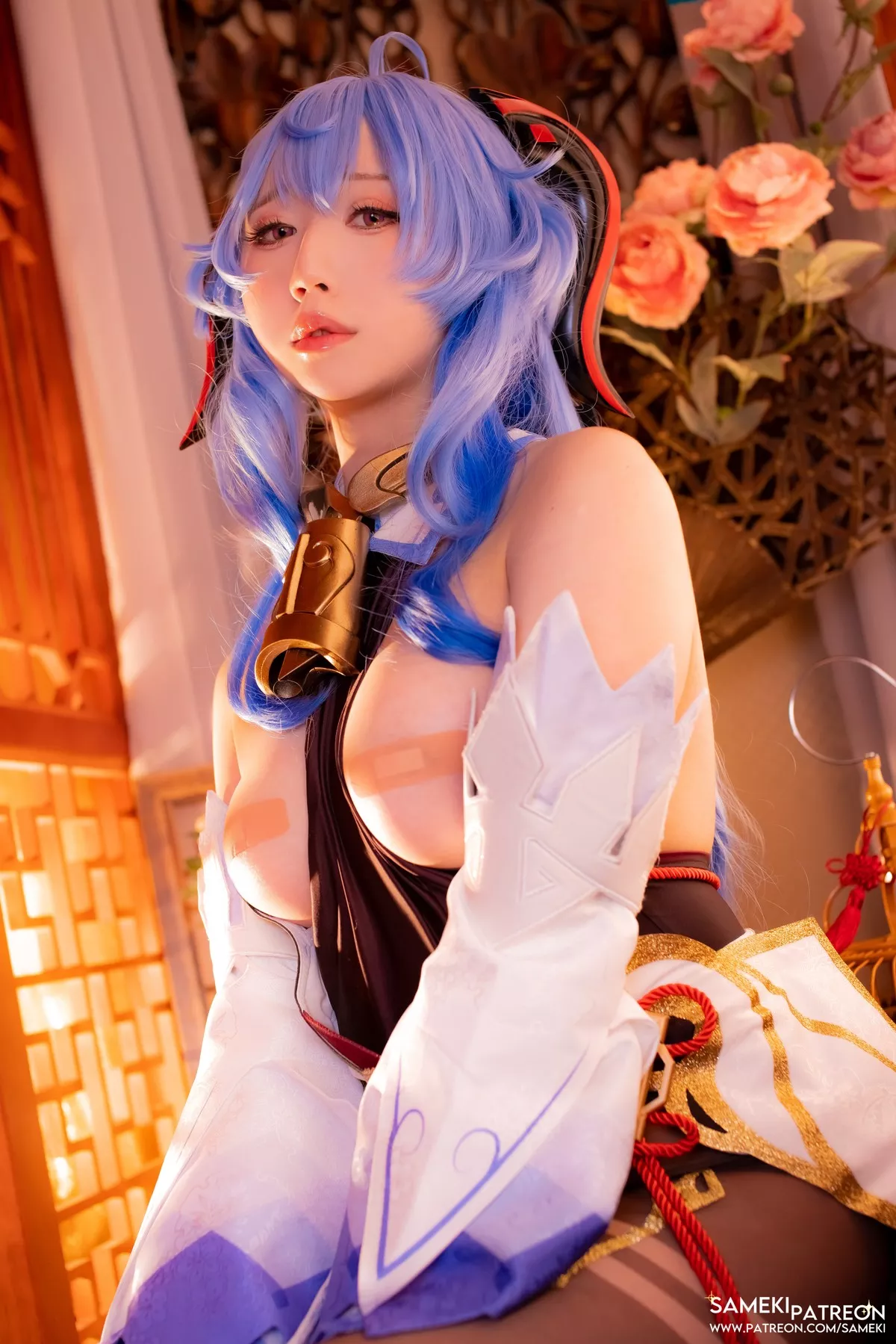 Cosplay 原神 甘雨 风情 丽人 Sameki 私摄