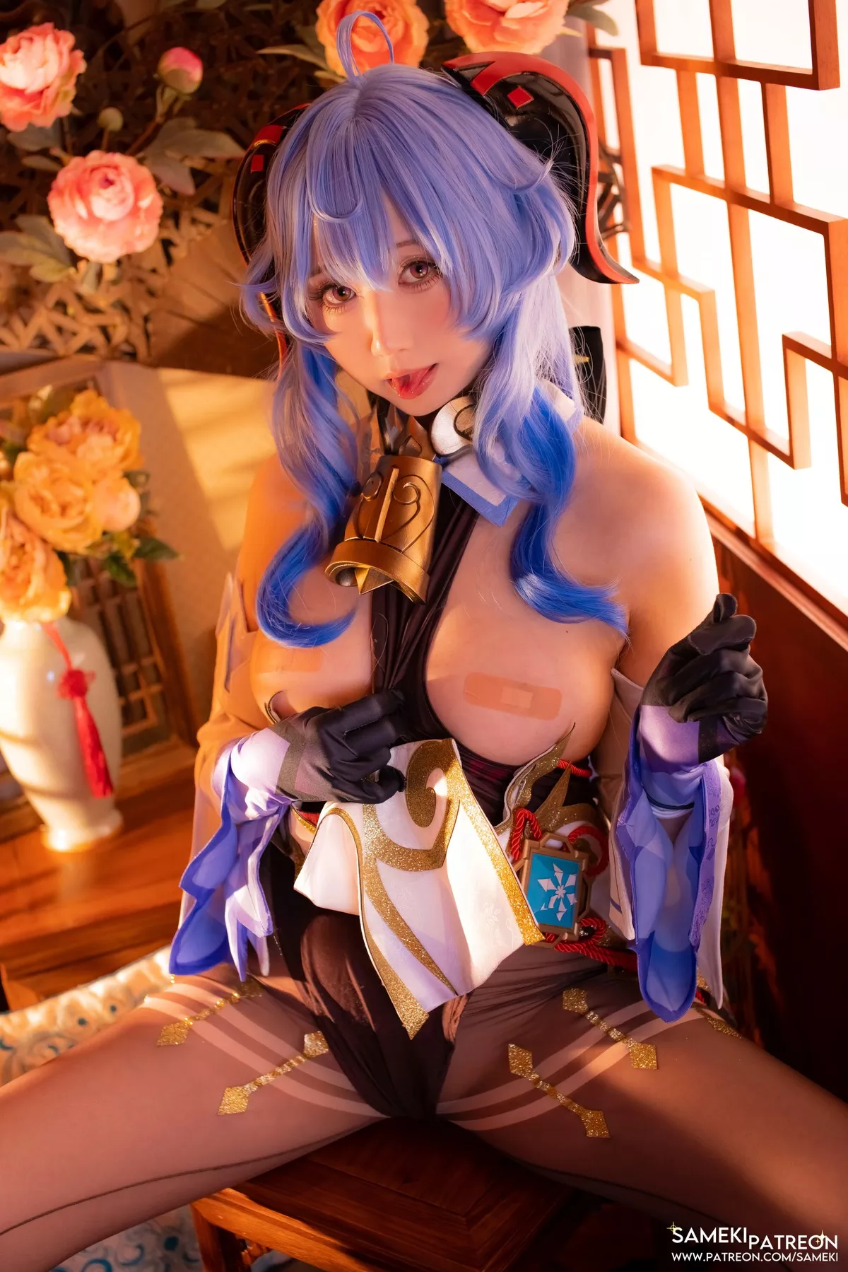 Cosplay 原神 甘雨 风情 丽人 Sameki 私摄