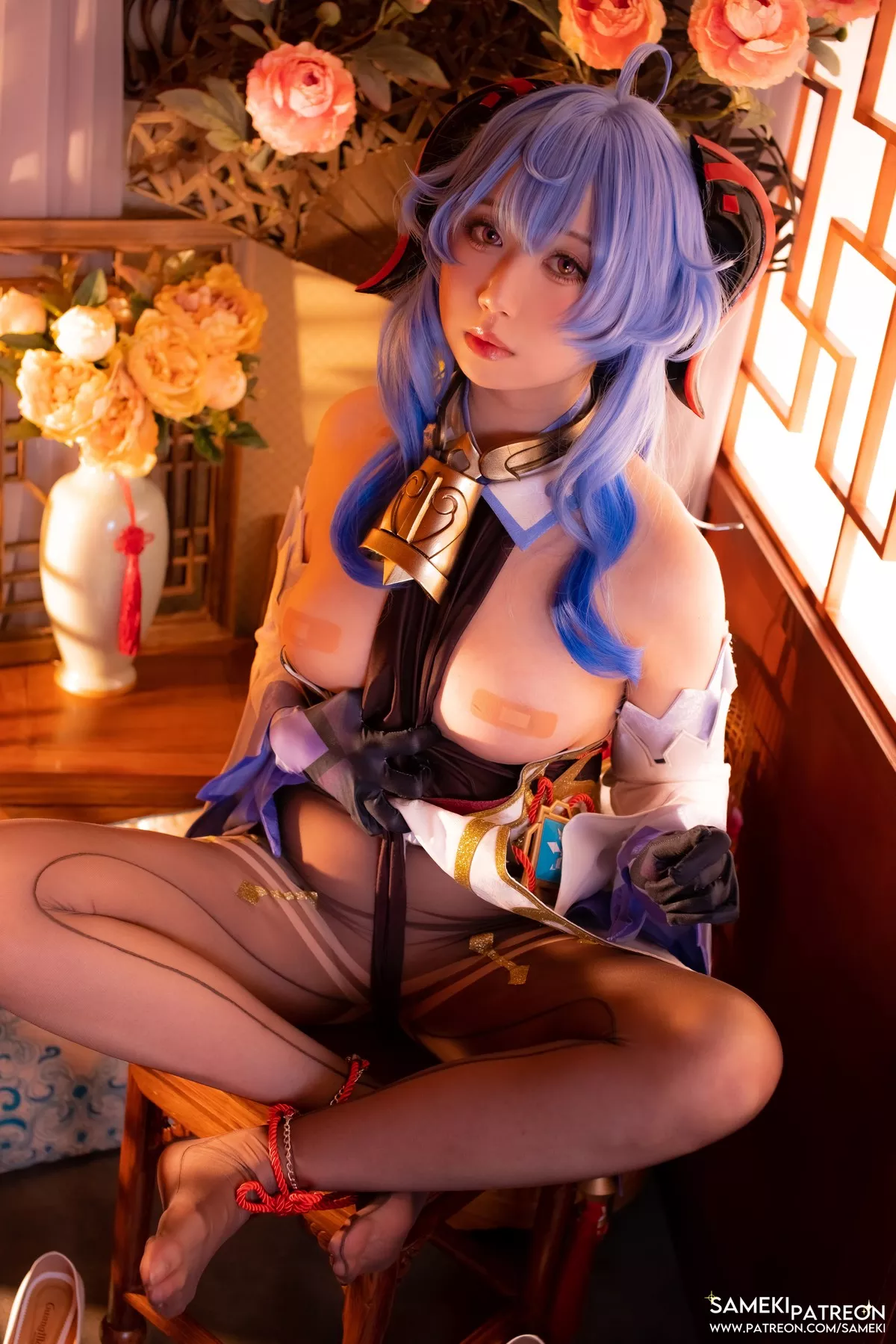 Cosplay 原神 甘雨 风情 丽人 Sameki 私摄