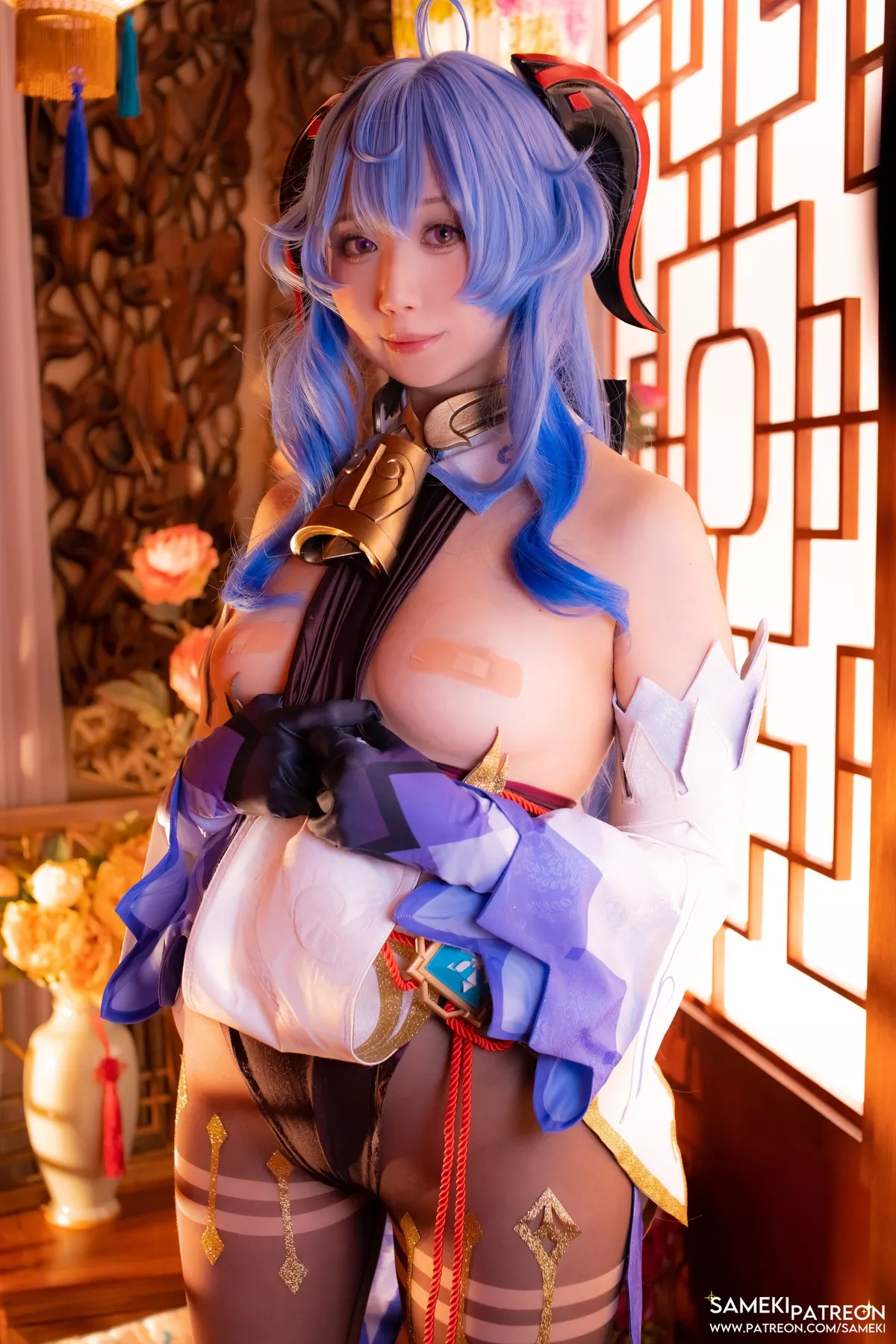 Cosplay 原神 甘雨 风情 丽人 Sameki 私摄