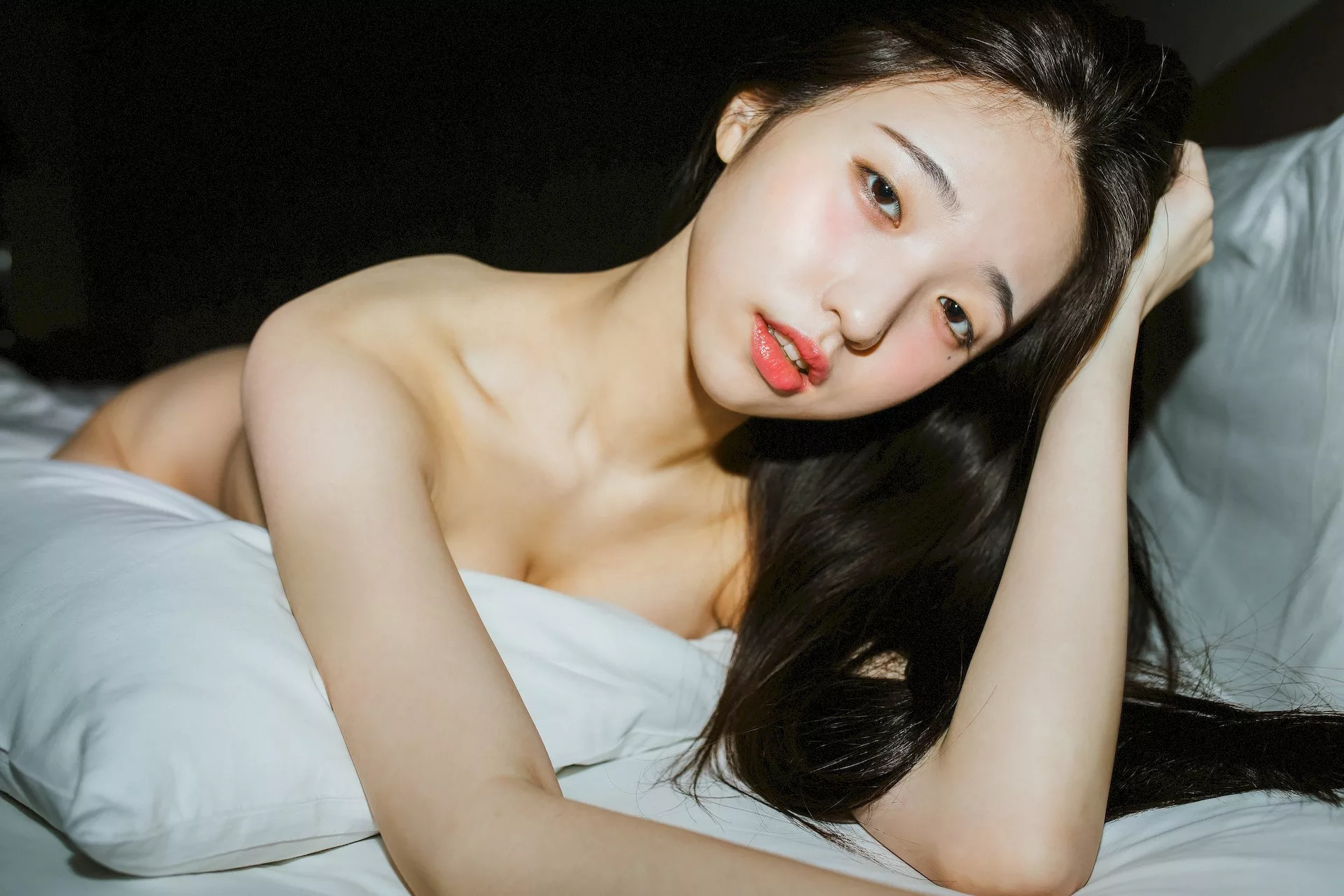 No.1 Night 月夜快照】 棒子 艺术图 Woo【Moon Only 全集修正 Yeon 美模 Snap you