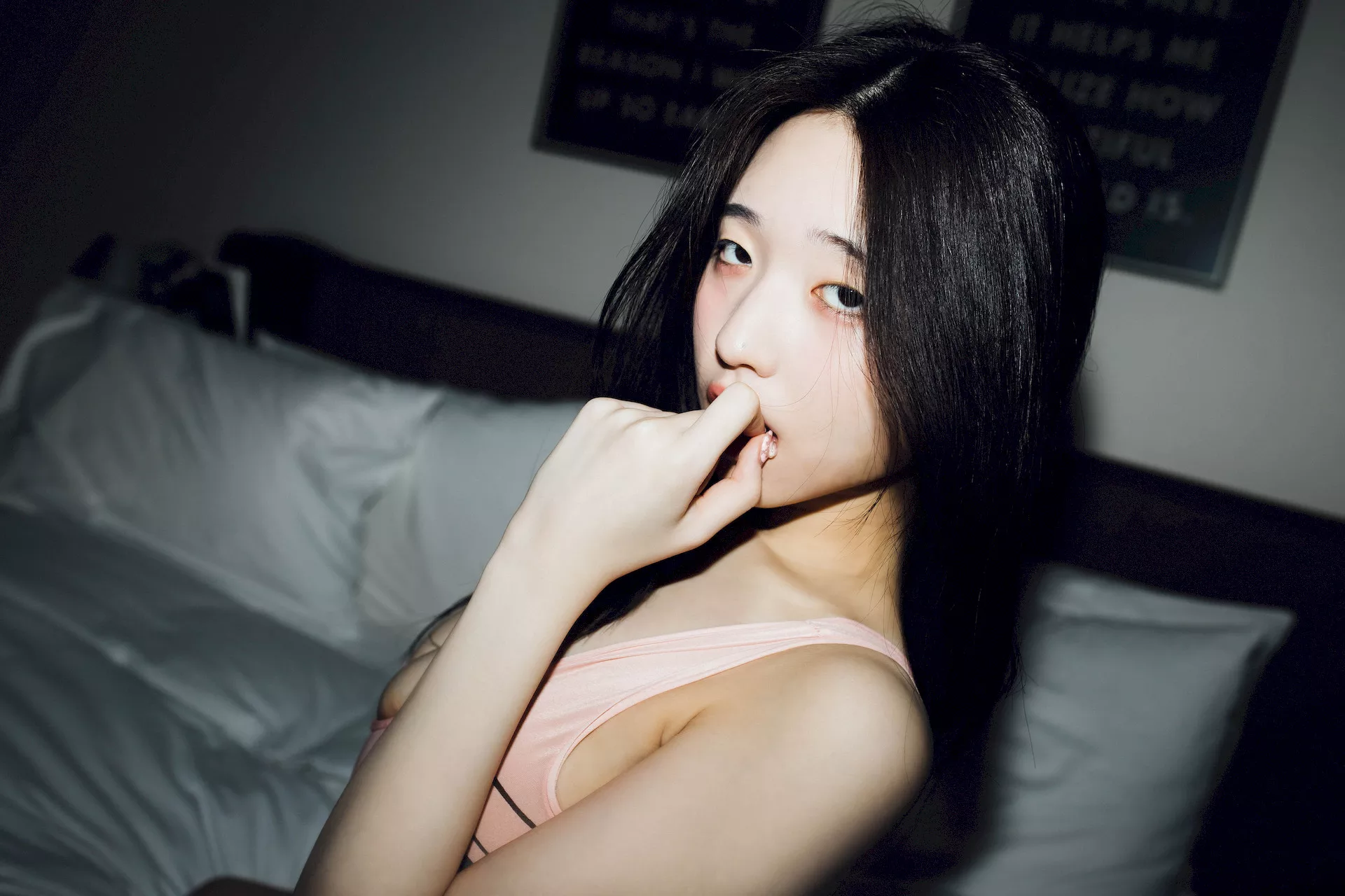 No.1 Night 月夜快照】 棒子 艺术图 Woo【Moon Only 全集修正 Yeon 美模 Snap you
