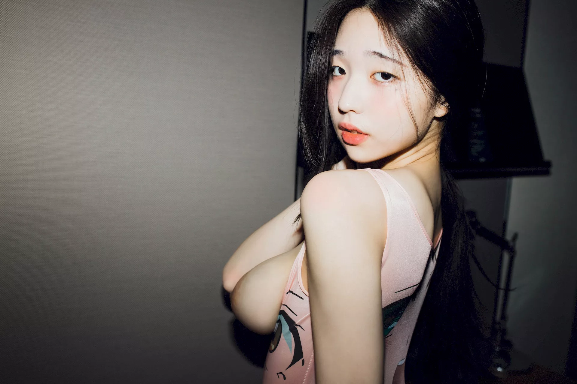No.1 Night 月夜快照】 棒子 艺术图 Woo【Moon Only 全集修正 Yeon 美模 Snap you