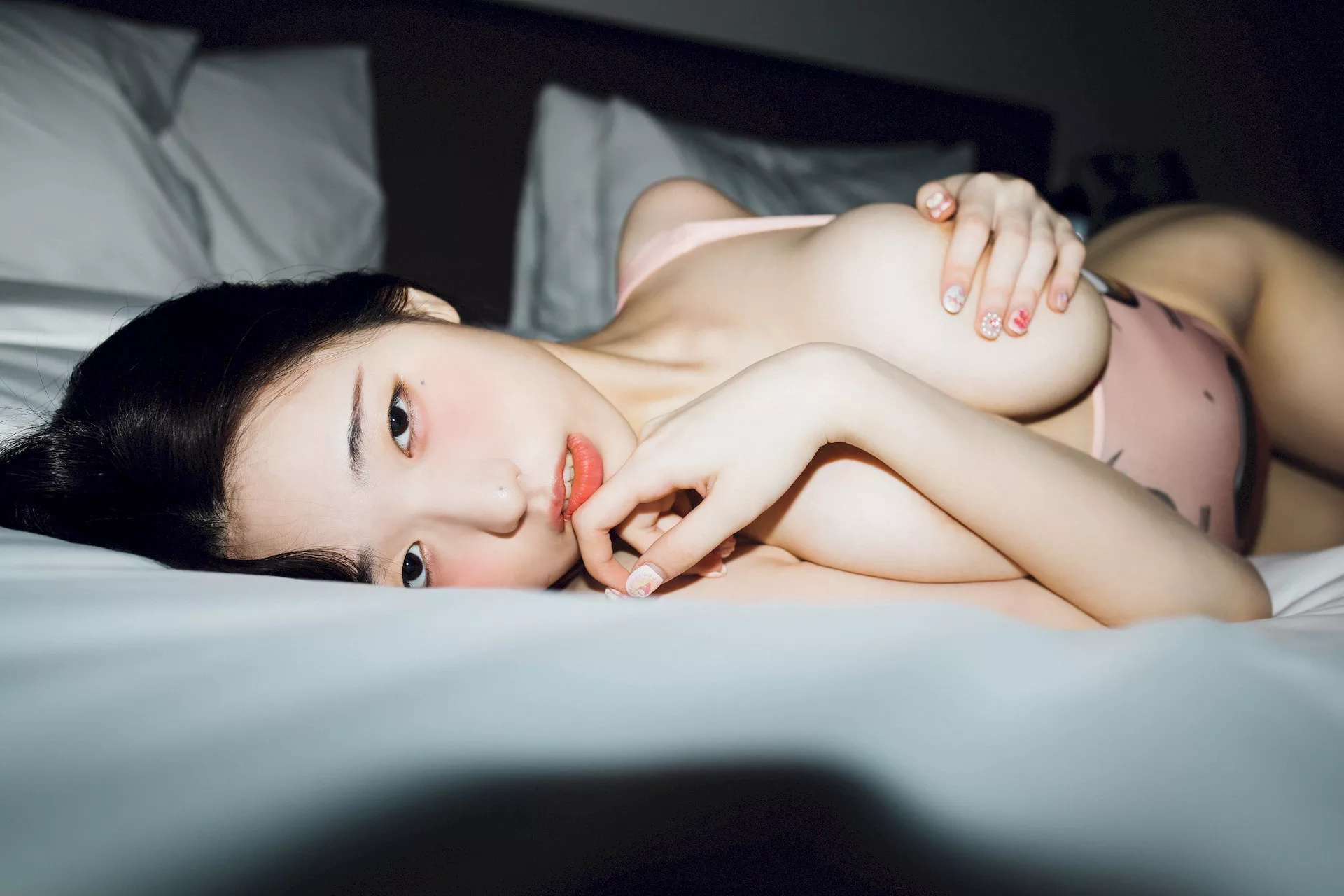 No.1 Night 月夜快照】 棒子 艺术图 Woo【Moon Only 全集修正 Yeon 美模 Snap you