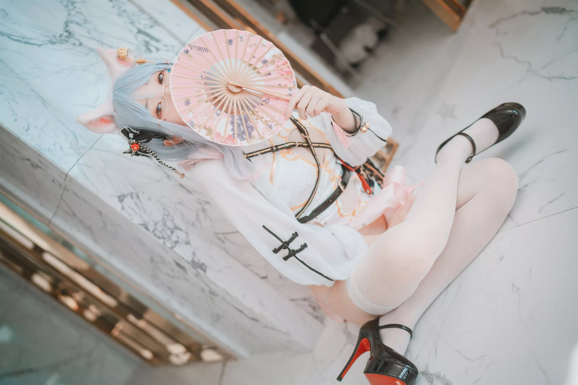 高丽 Qipao 全集修正 Porte Chat Le 摄影 un 大佳玩】 魅模 Bambi【DJAWA
