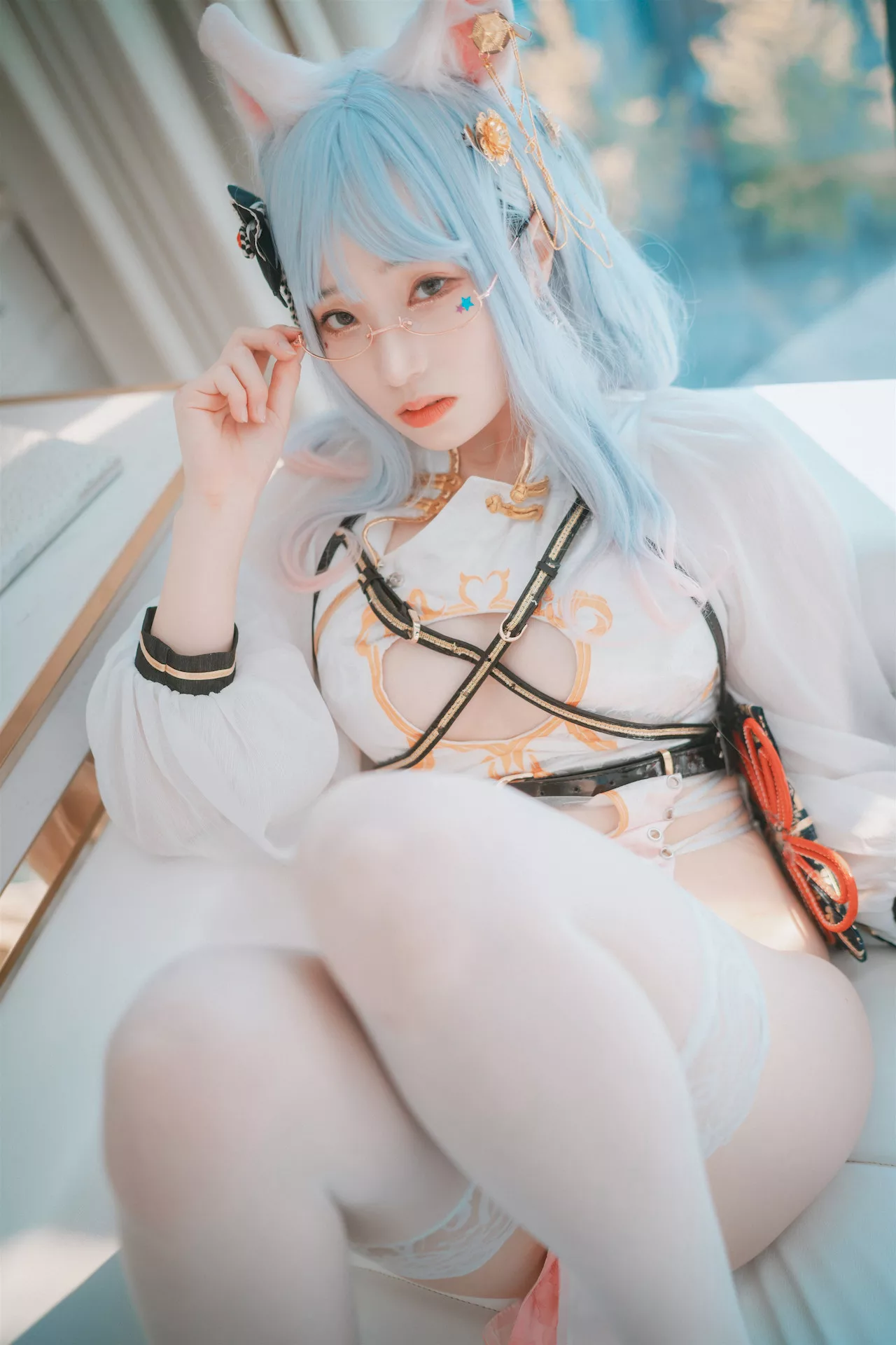 高丽 Qipao 全集修正 Porte Chat Le 摄影 un 大佳玩】 魅模 Bambi【DJAWA