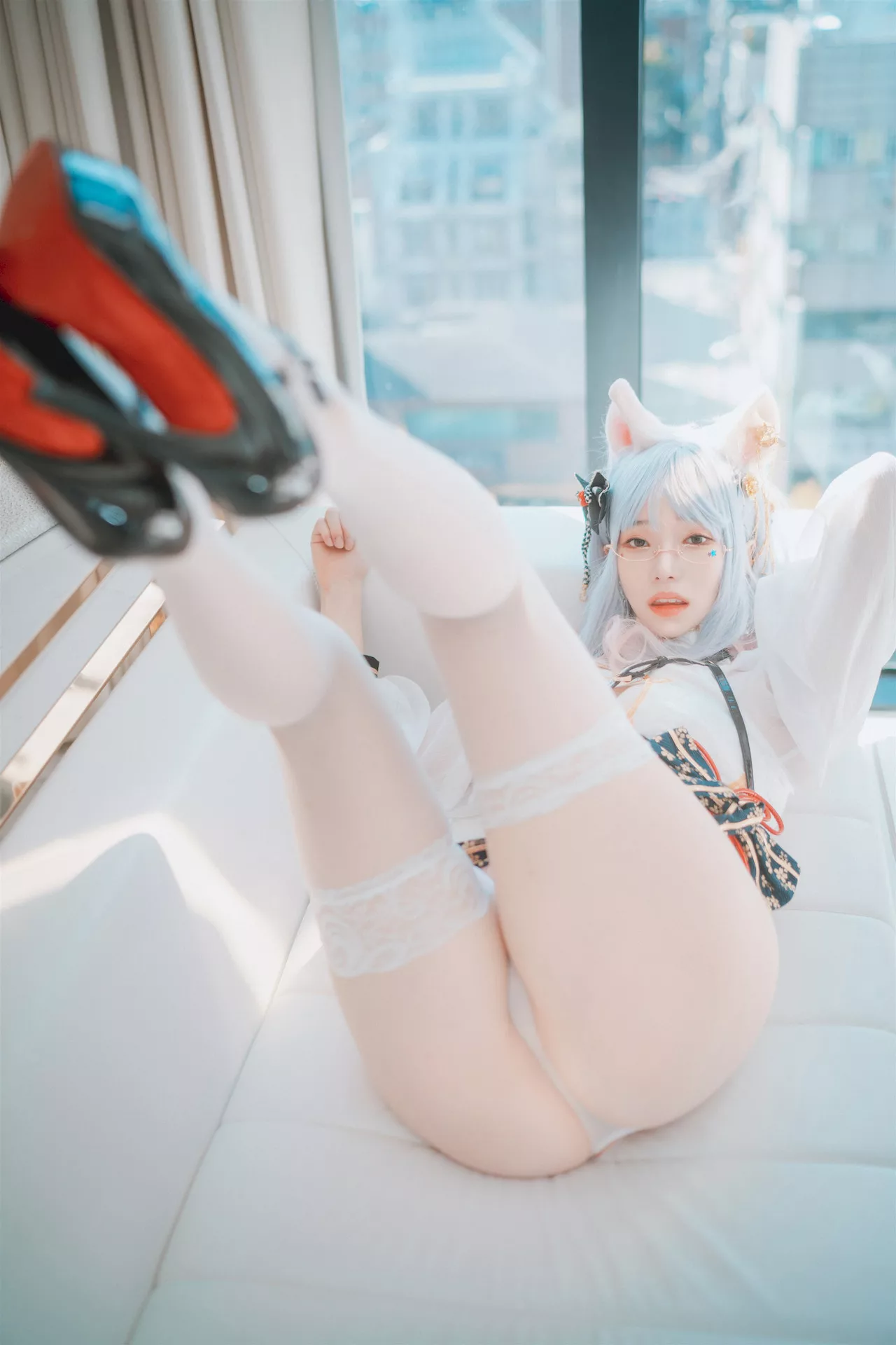 高丽 Qipao 全集修正 Porte Chat Le 摄影 un 大佳玩】 魅模 Bambi【DJAWA