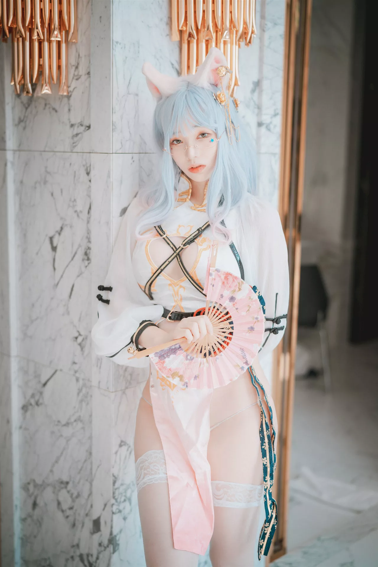 高丽 Qipao 全集修正 Porte Chat Le 摄影 un 大佳玩】 魅模 Bambi【DJAWA