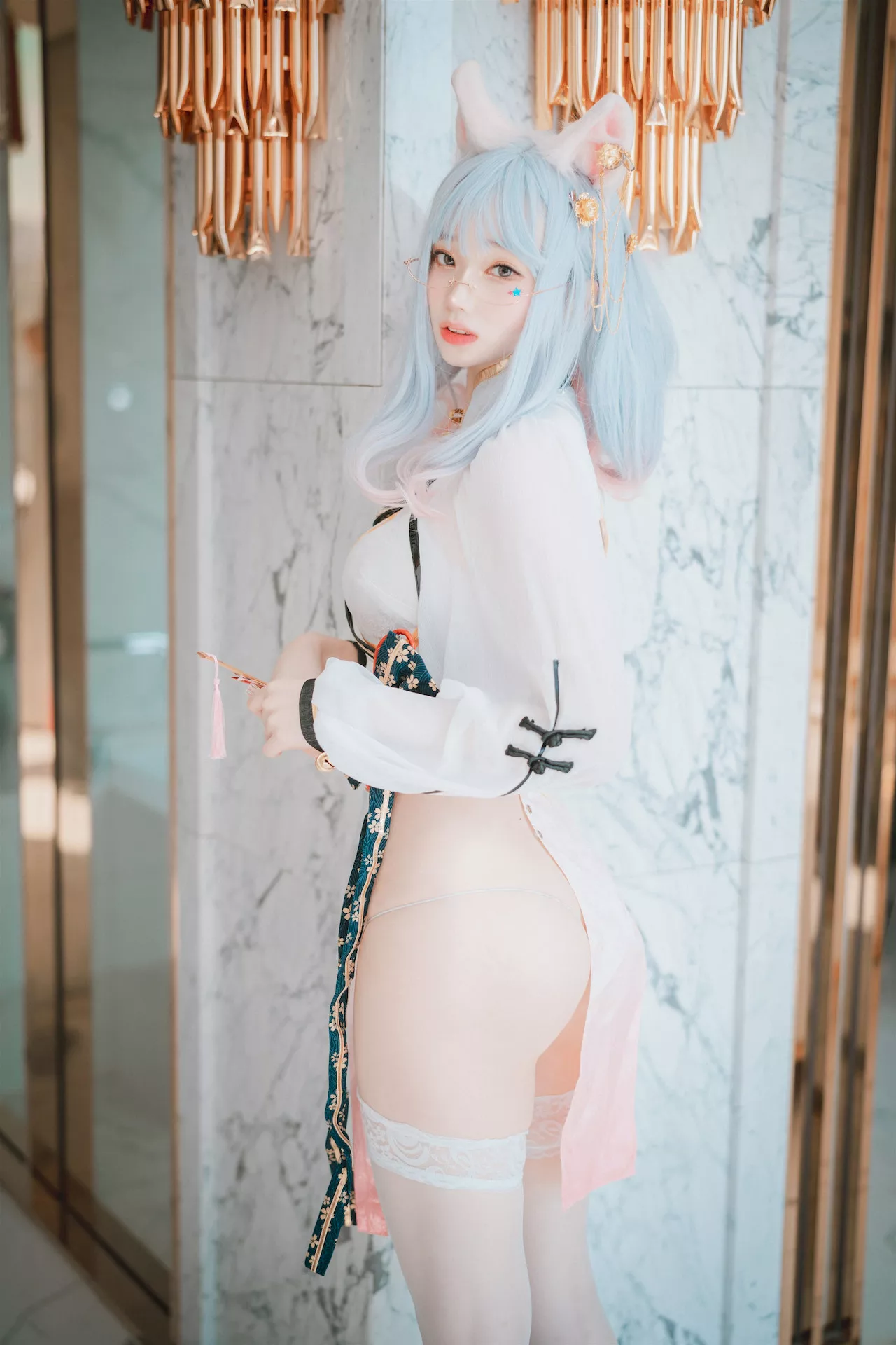 高丽 Qipao 全集修正 Porte Chat Le 摄影 un 大佳玩】 魅模 Bambi【DJAWA