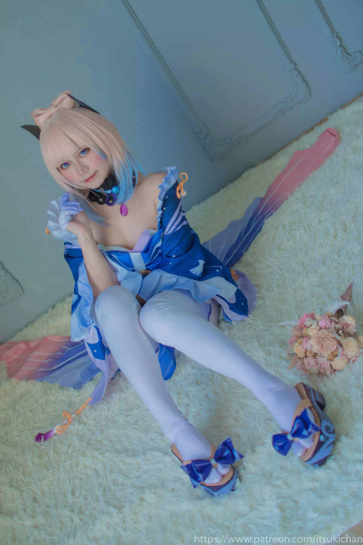 佳人 Itsukichan 珊瑚宫心海 斋斋いつき Cosplay Sangonomiya Kokomi