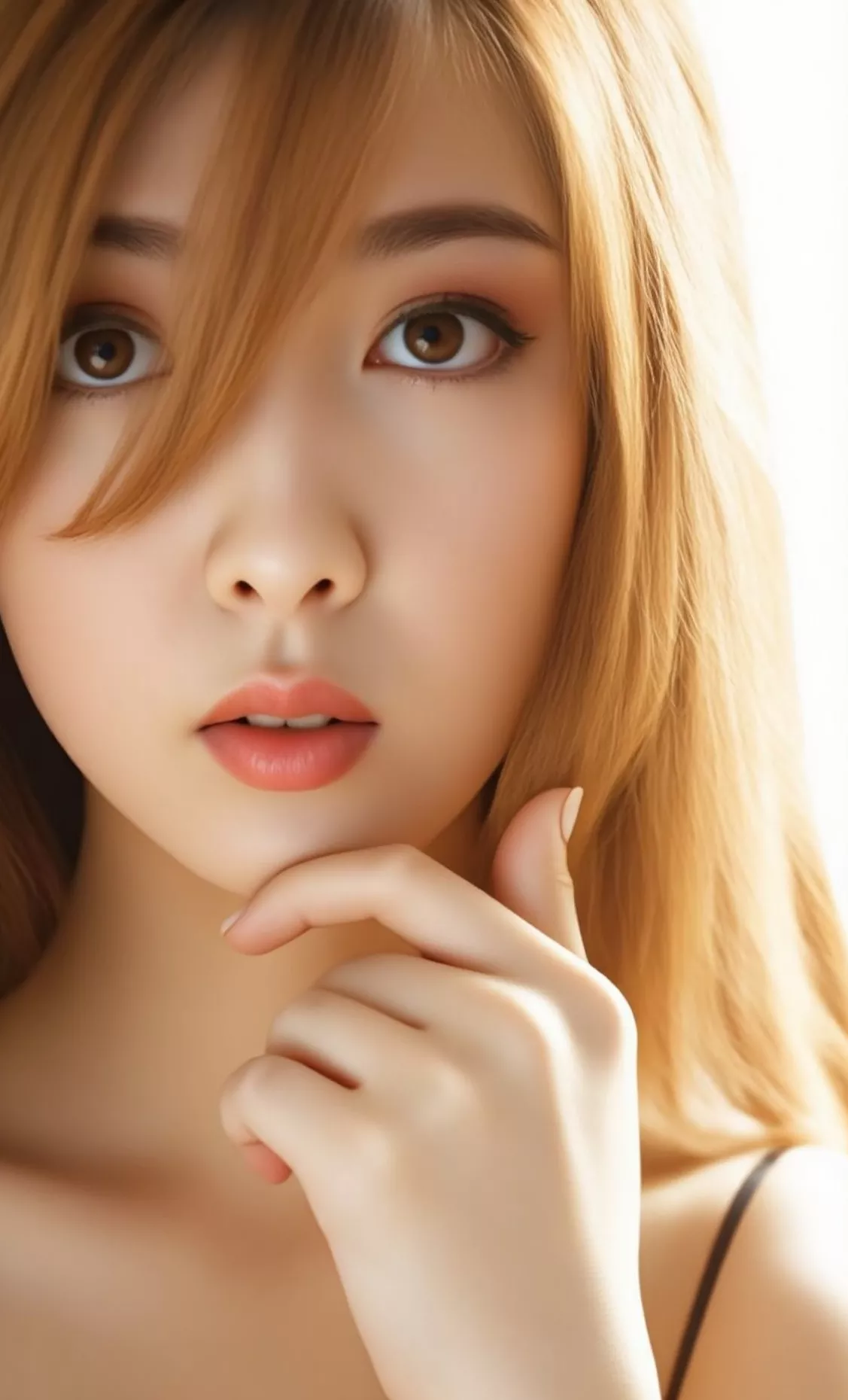 全集修正 邹魏雯 高质 清晨露水沾染温柔倩影 AI美女