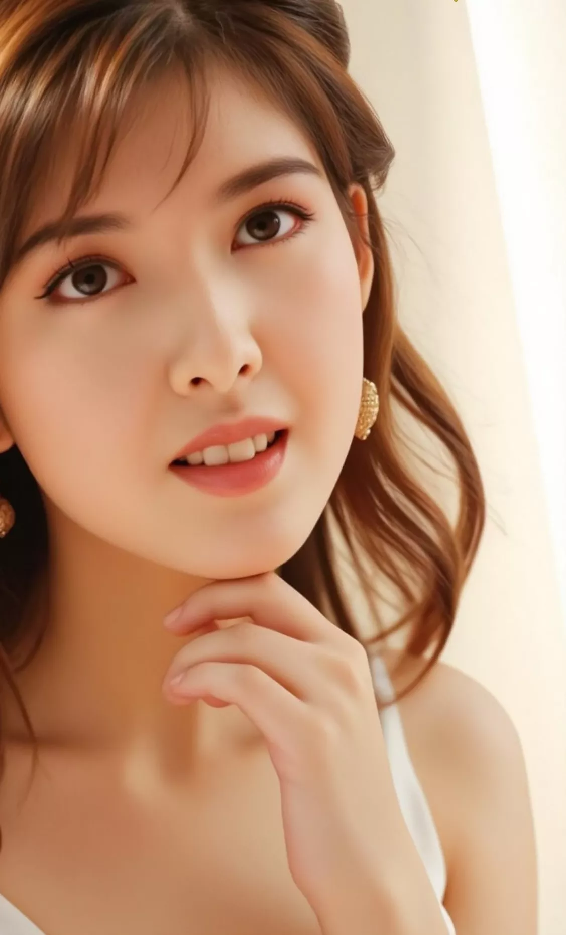 全集修正 邹魏雯 高质 清晨露水沾染温柔倩影 AI美女