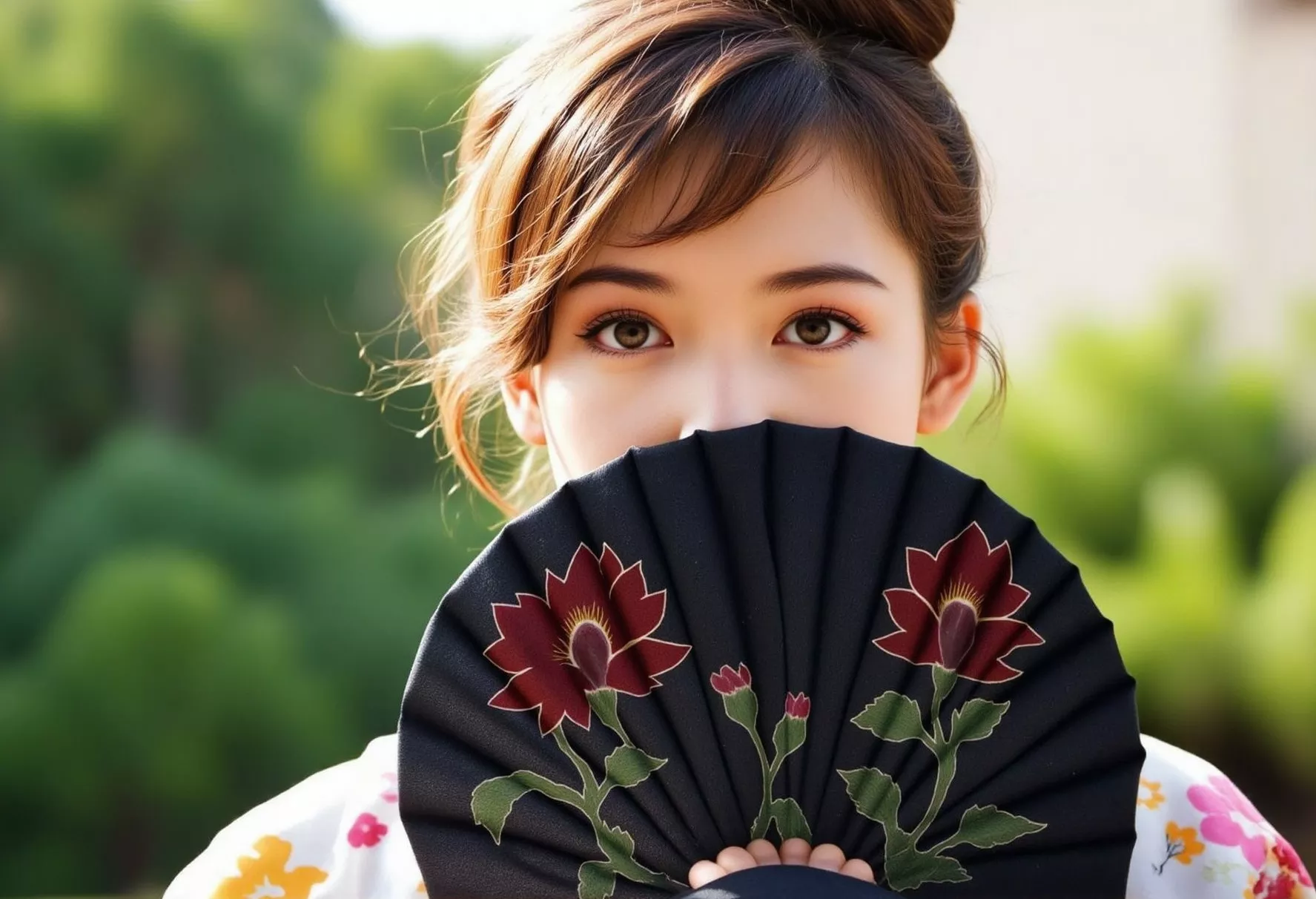 全集修正 邹魏雯 高质 清晨露水沾染温柔倩影 AI美女