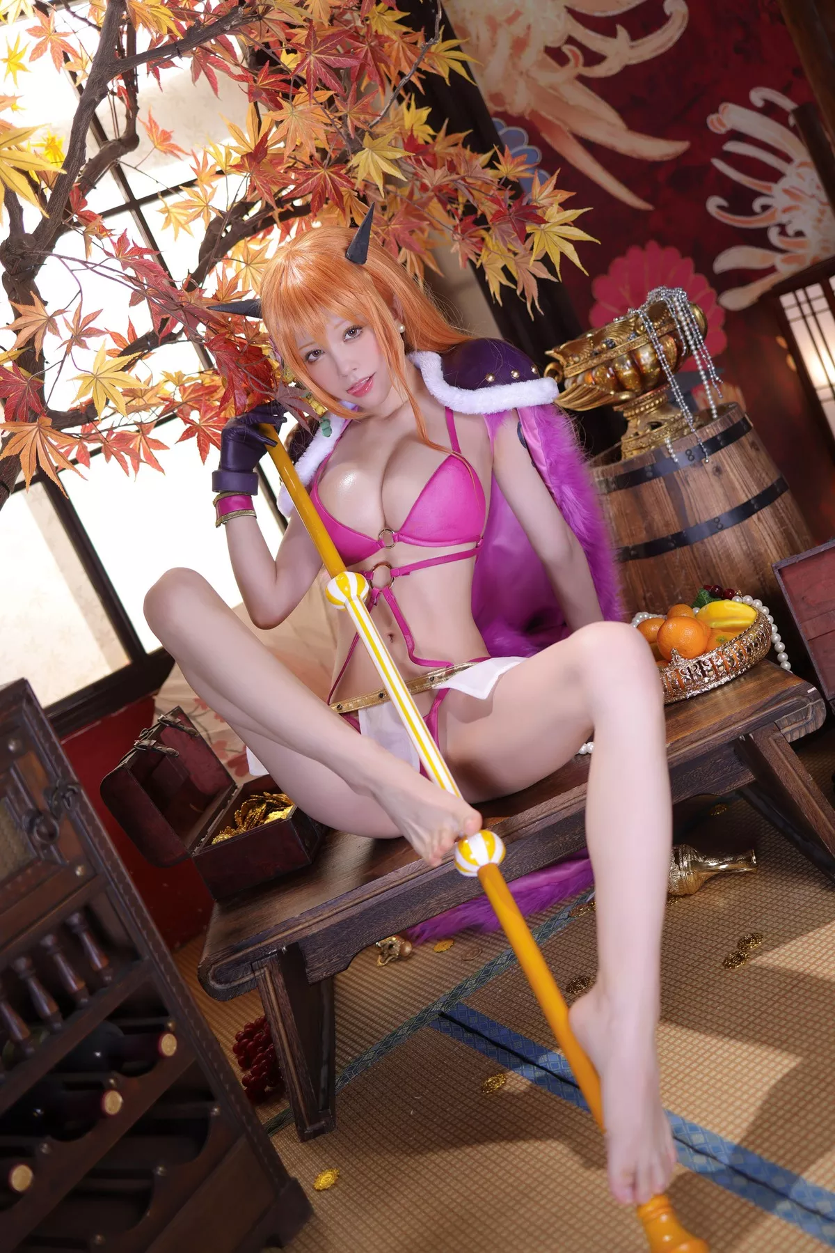 丽人 Cosplay aqua 娜美 私摄 水淼 海贼王 着迷