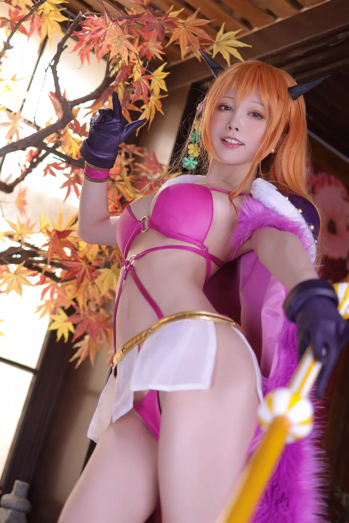 丽人 Cosplay aqua 娜美 私摄 水淼 海贼王 着迷