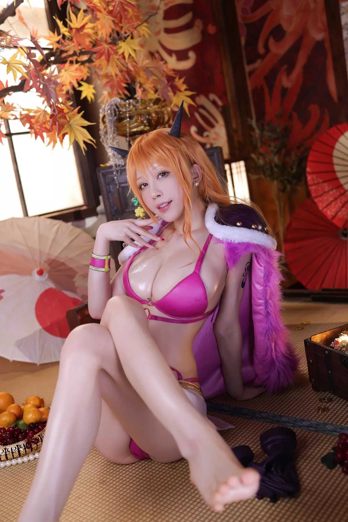 丽人 Cosplay aqua 娜美 私摄 水淼 海贼王 着迷
