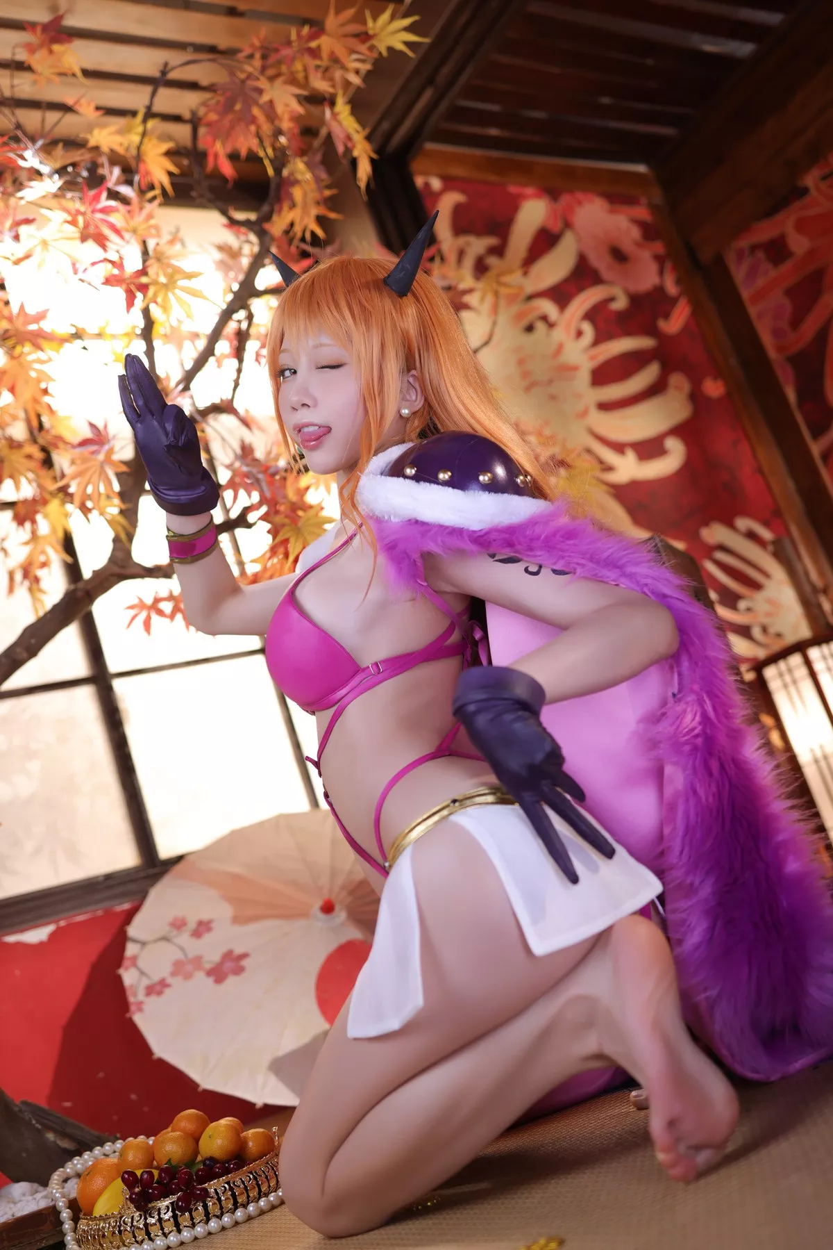 丽人 Cosplay aqua 娜美 私摄 水淼 海贼王 着迷