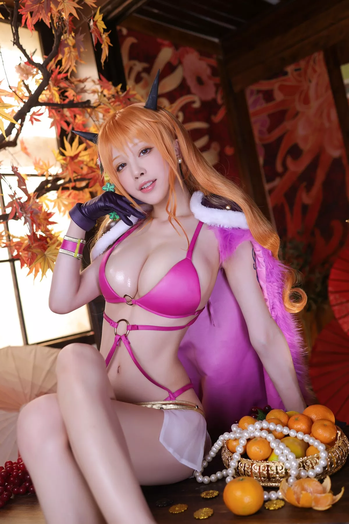丽人 Cosplay aqua 娜美 私摄 水淼 海贼王 着迷