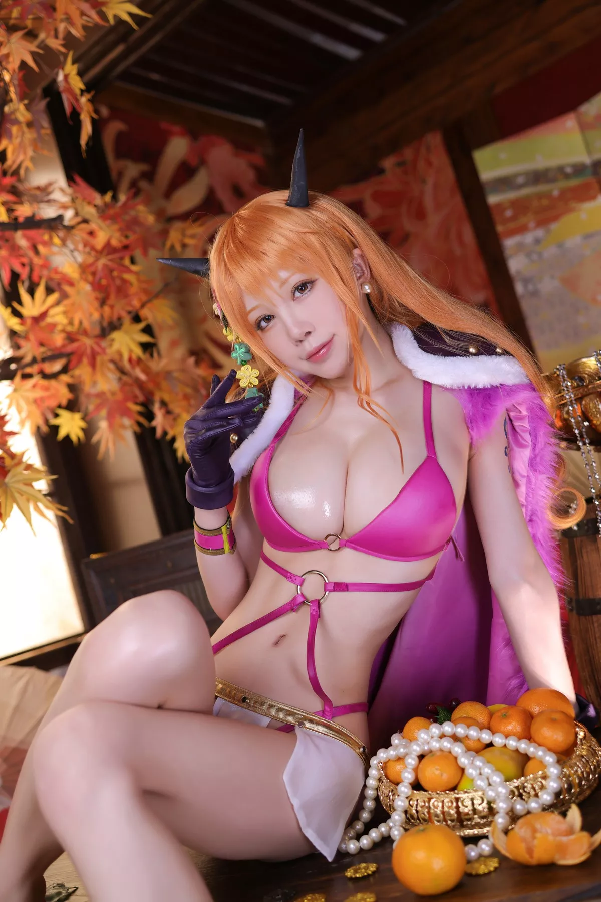 丽人 Cosplay aqua 娜美 私摄 水淼 海贼王 着迷