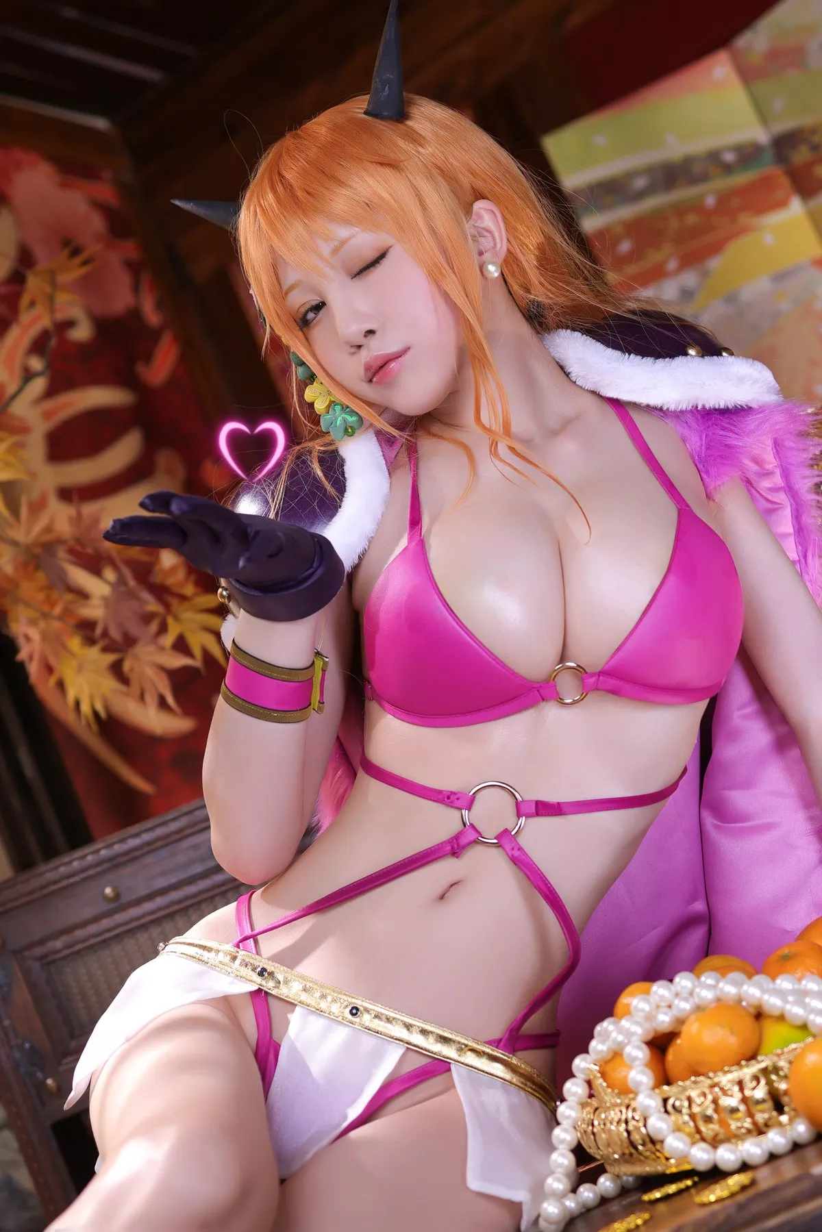 丽人 Cosplay aqua 娜美 私摄 水淼 海贼王 着迷