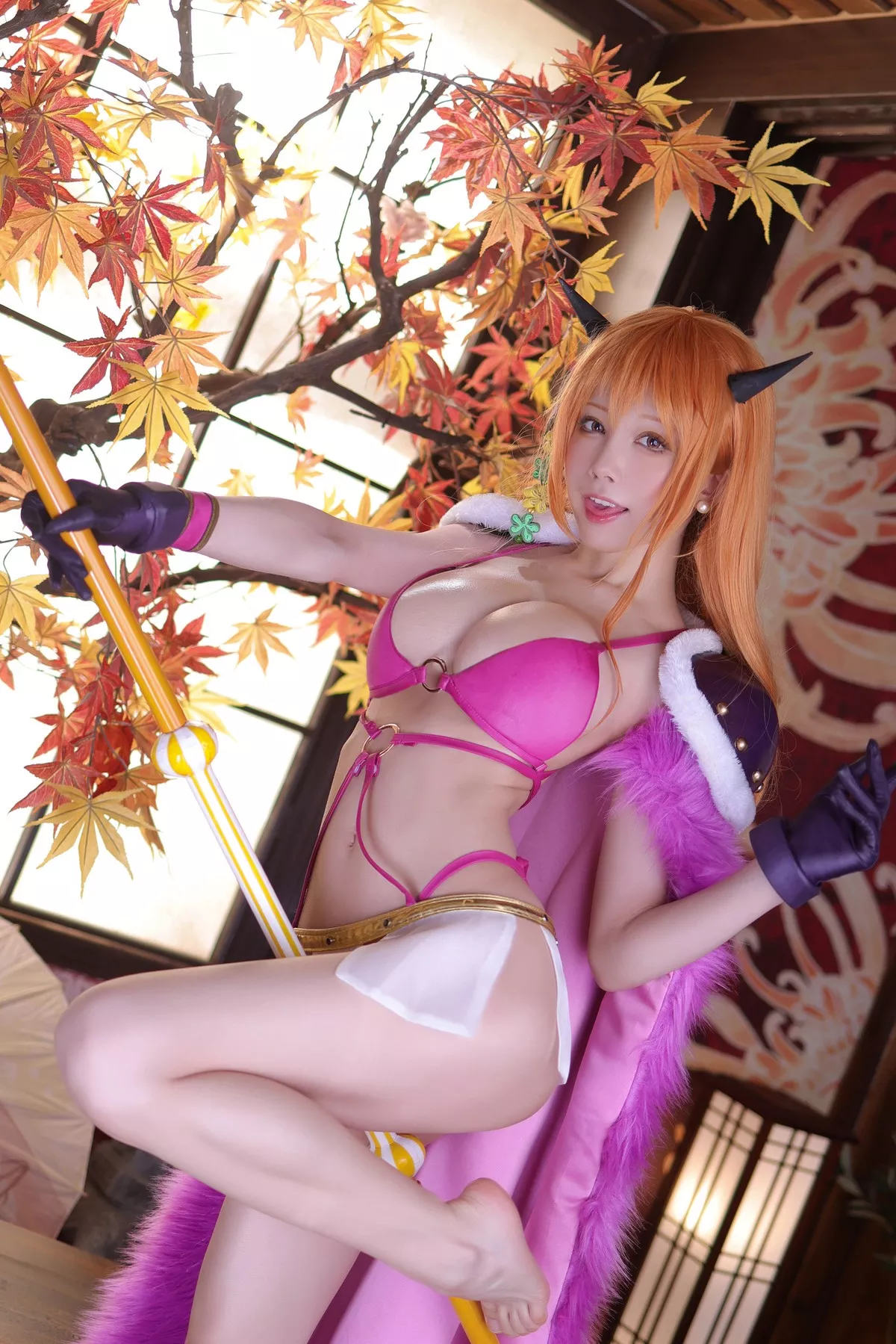 丽人 Cosplay aqua 娜美 私摄 水淼 海贼王 着迷