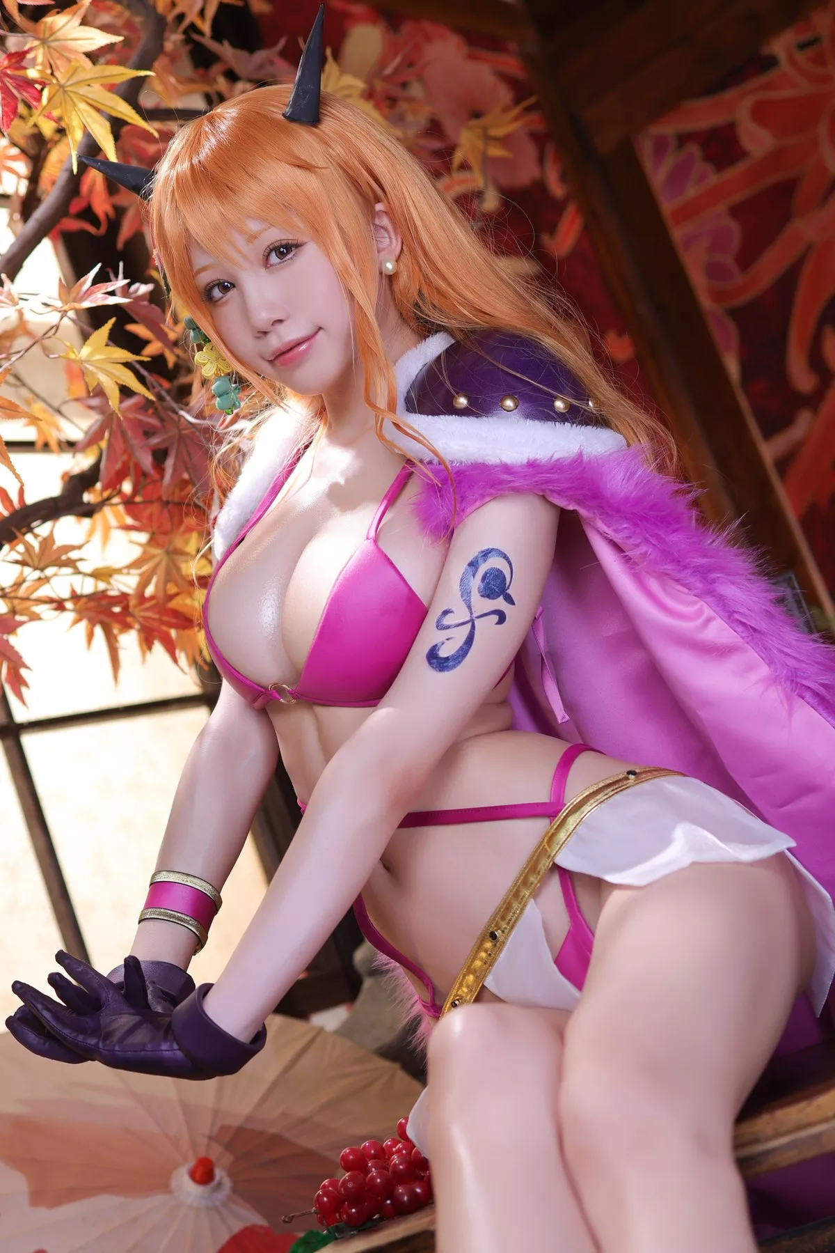 丽人 Cosplay aqua 娜美 私摄 水淼 海贼王 着迷